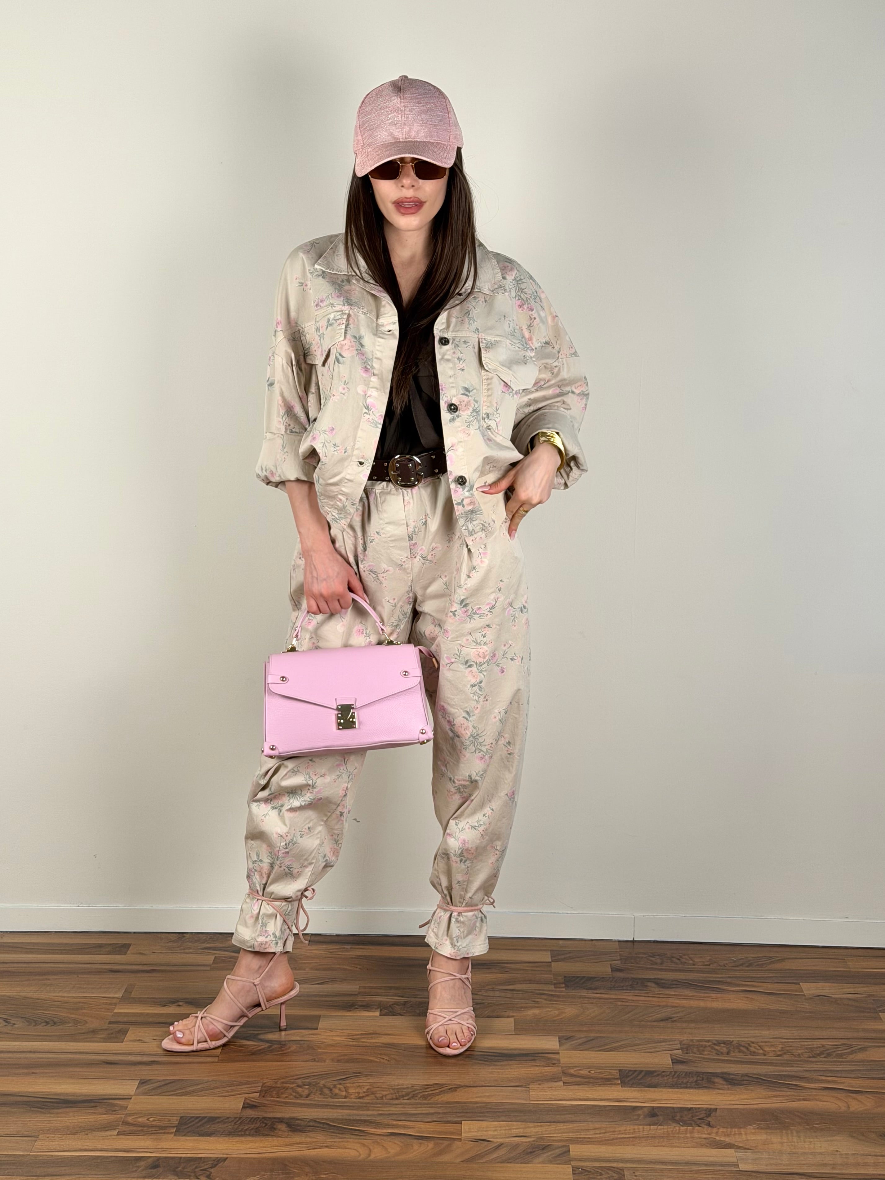 Giubbino jeans Isa beige
