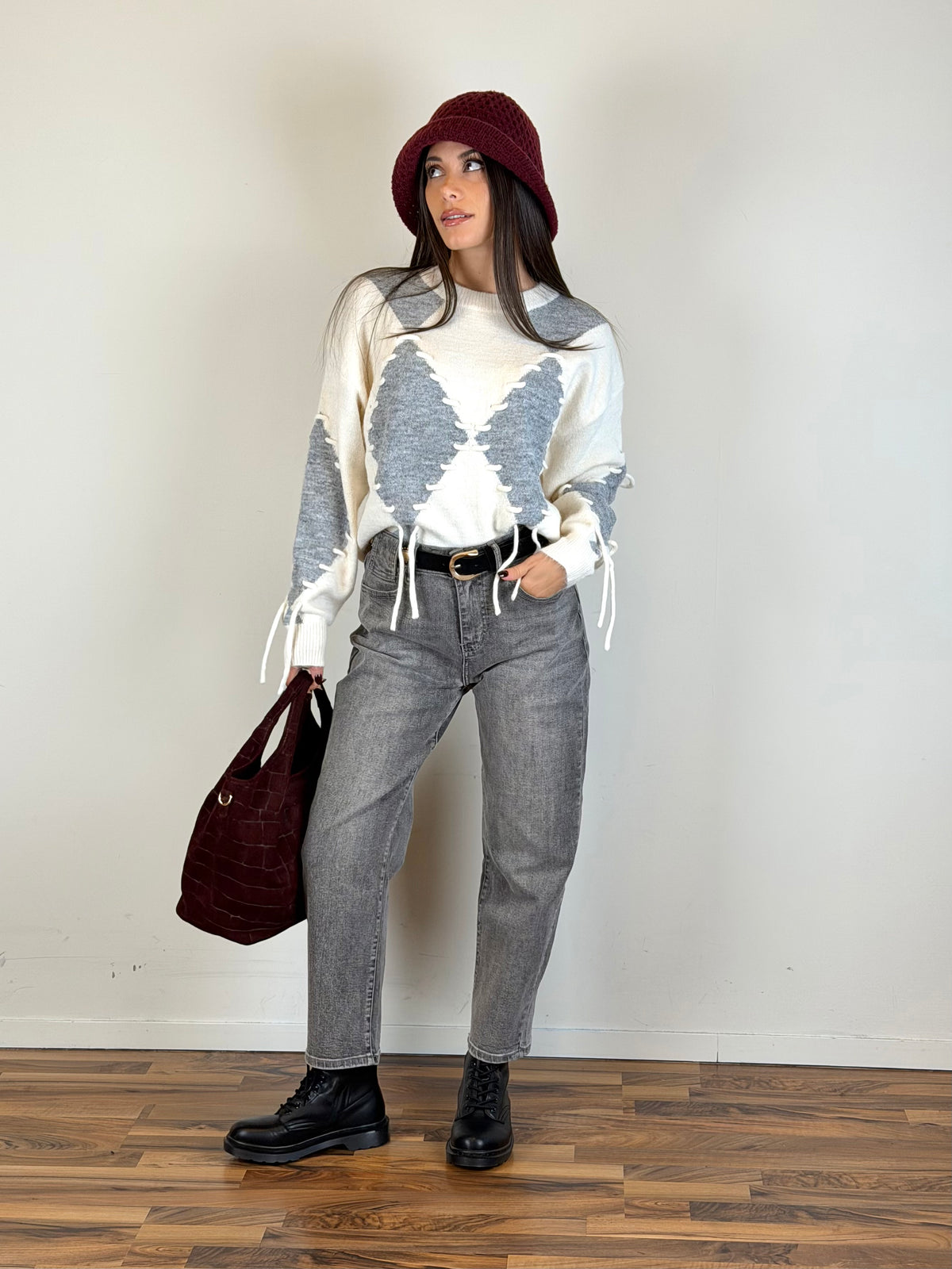 Maglia Daphne grigio