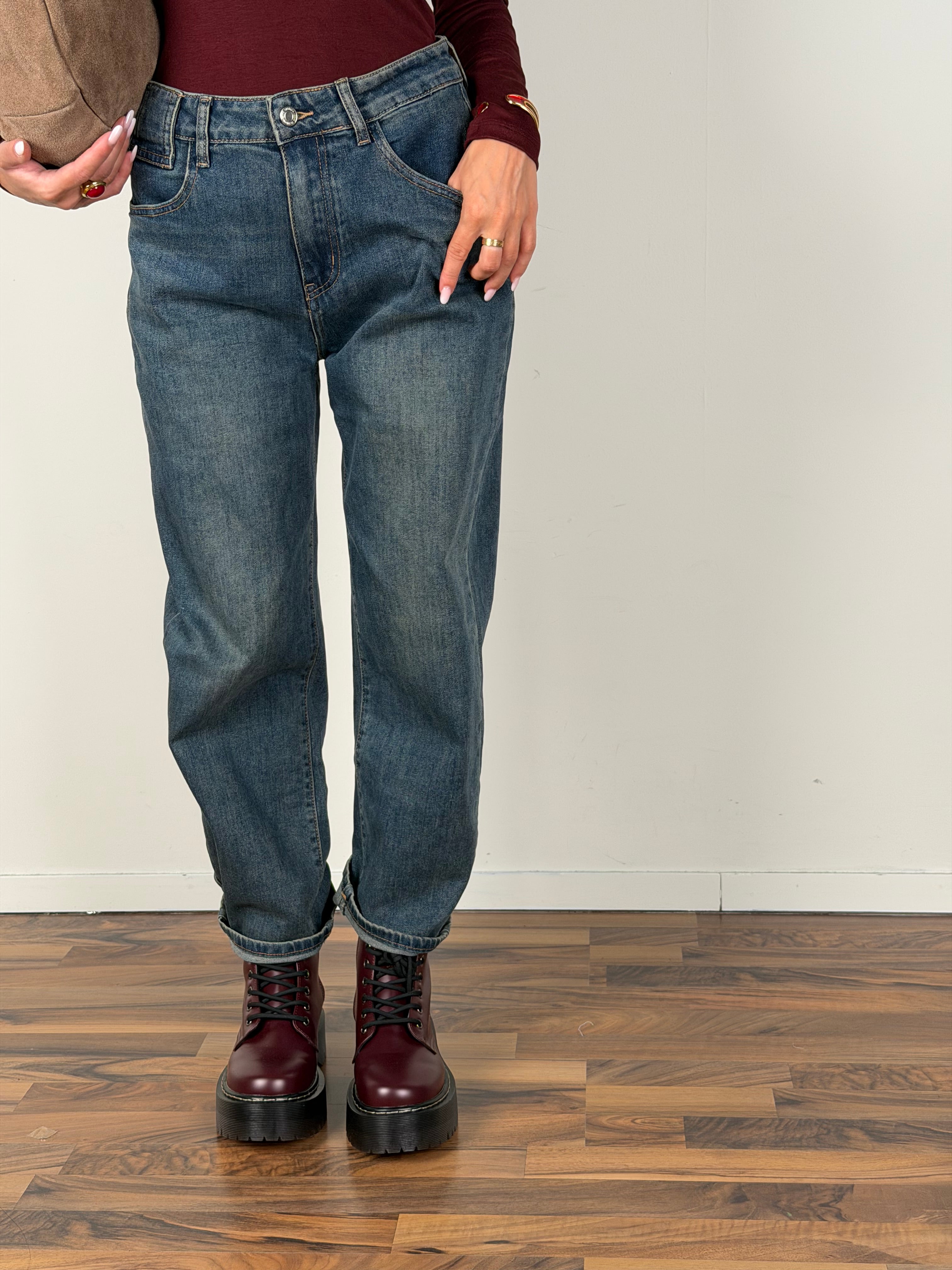Jeans Giove blu slavato