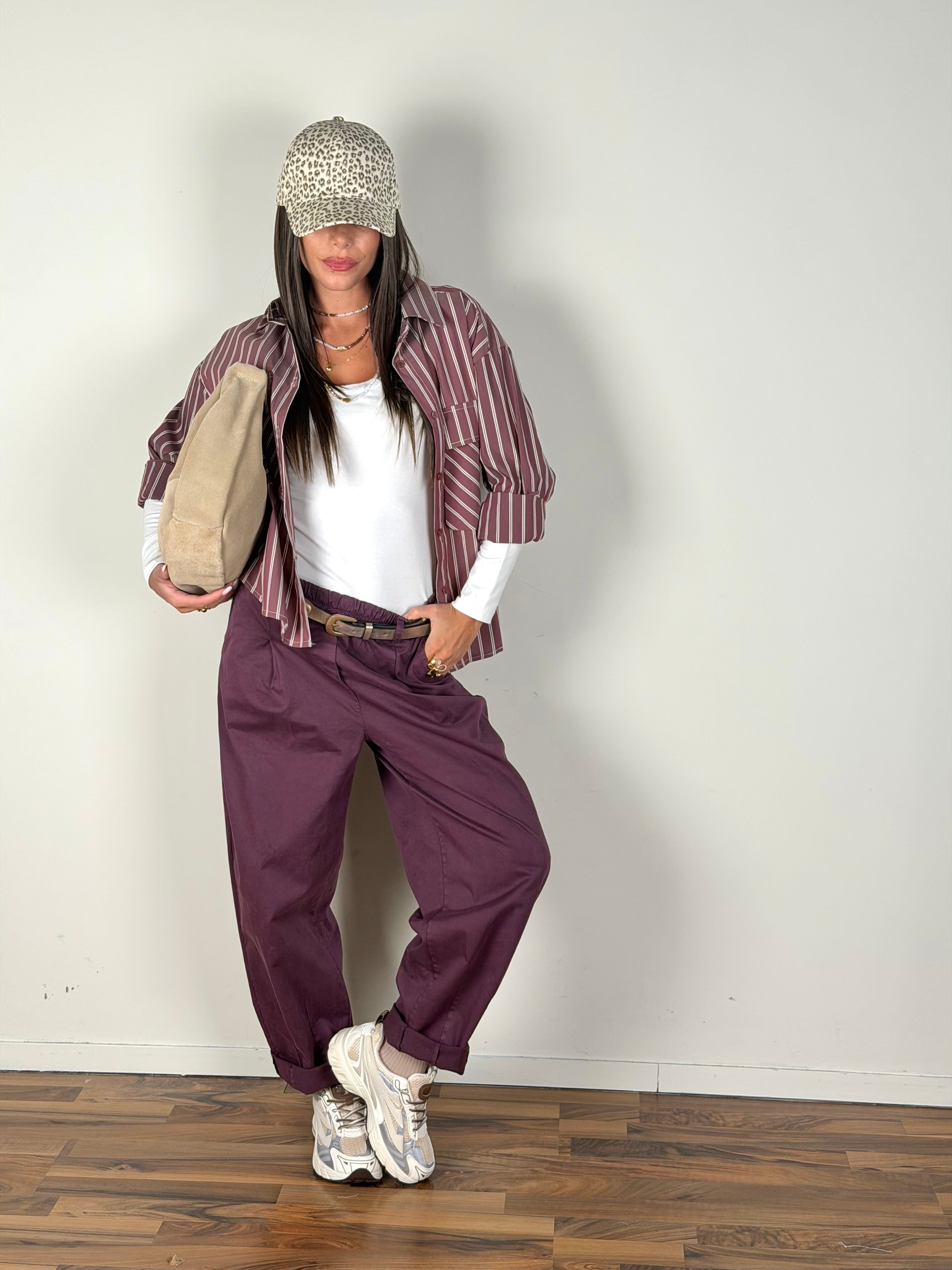 Camicia Zelda bordeaux