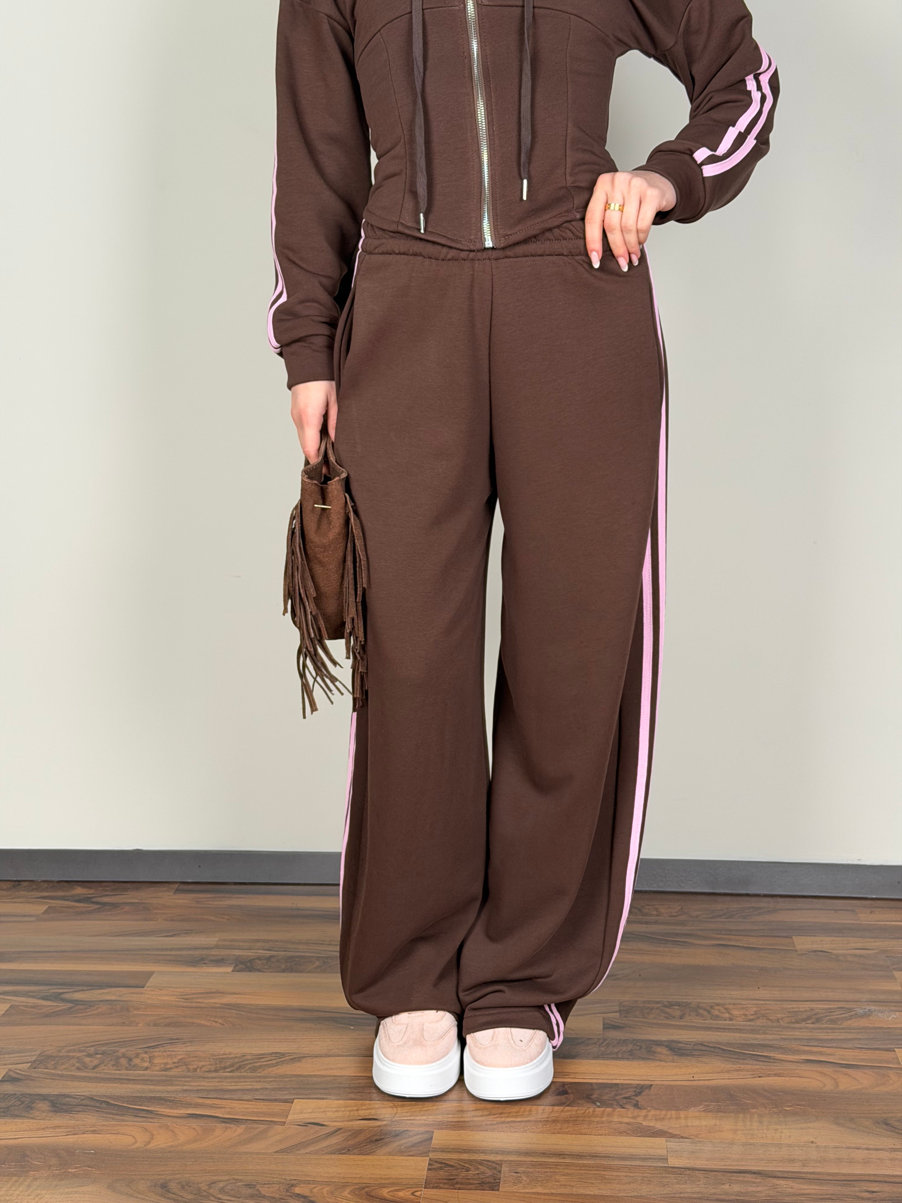 Pantalone tuta Iconic moro