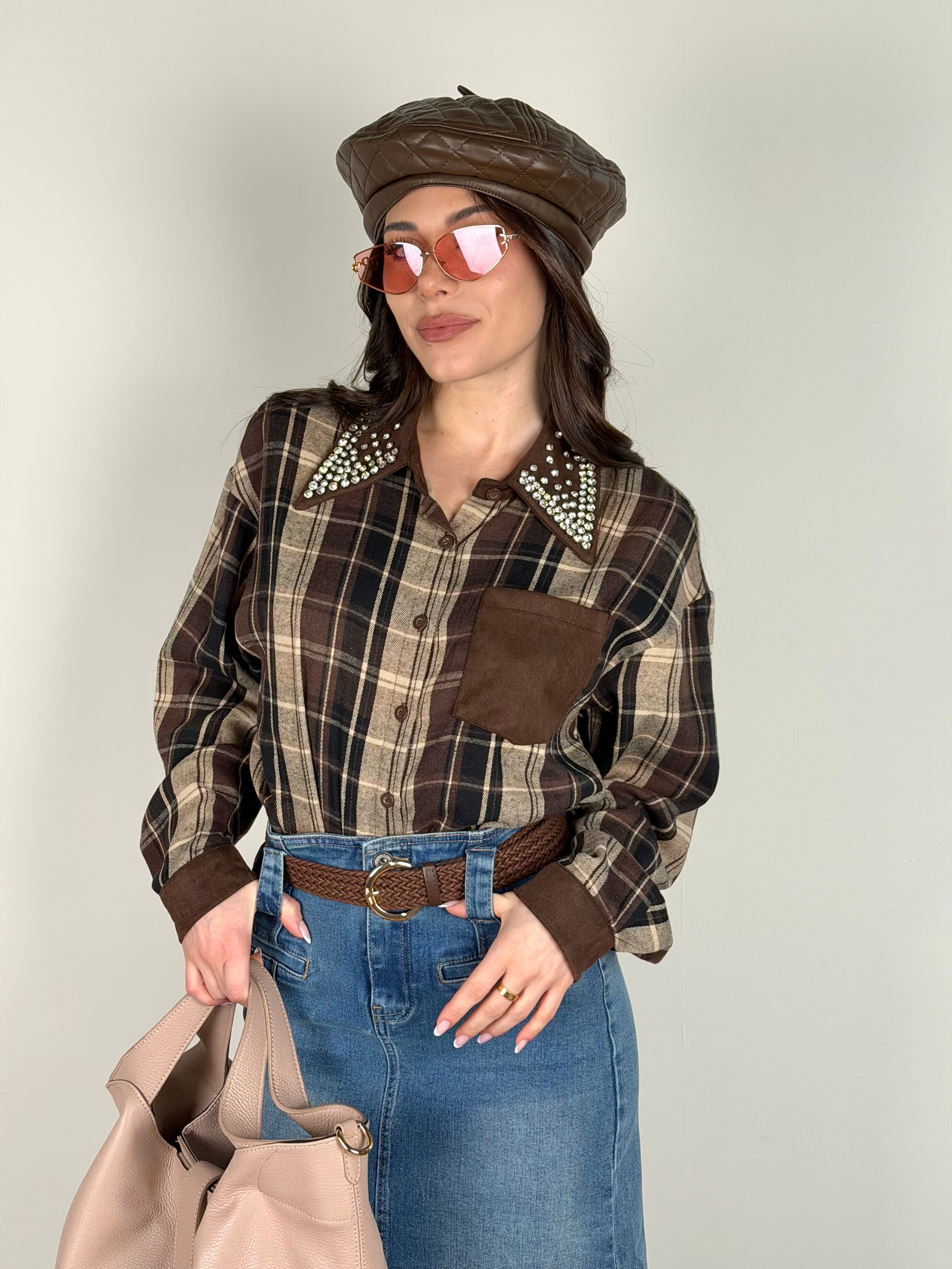 Camicia check Morgan