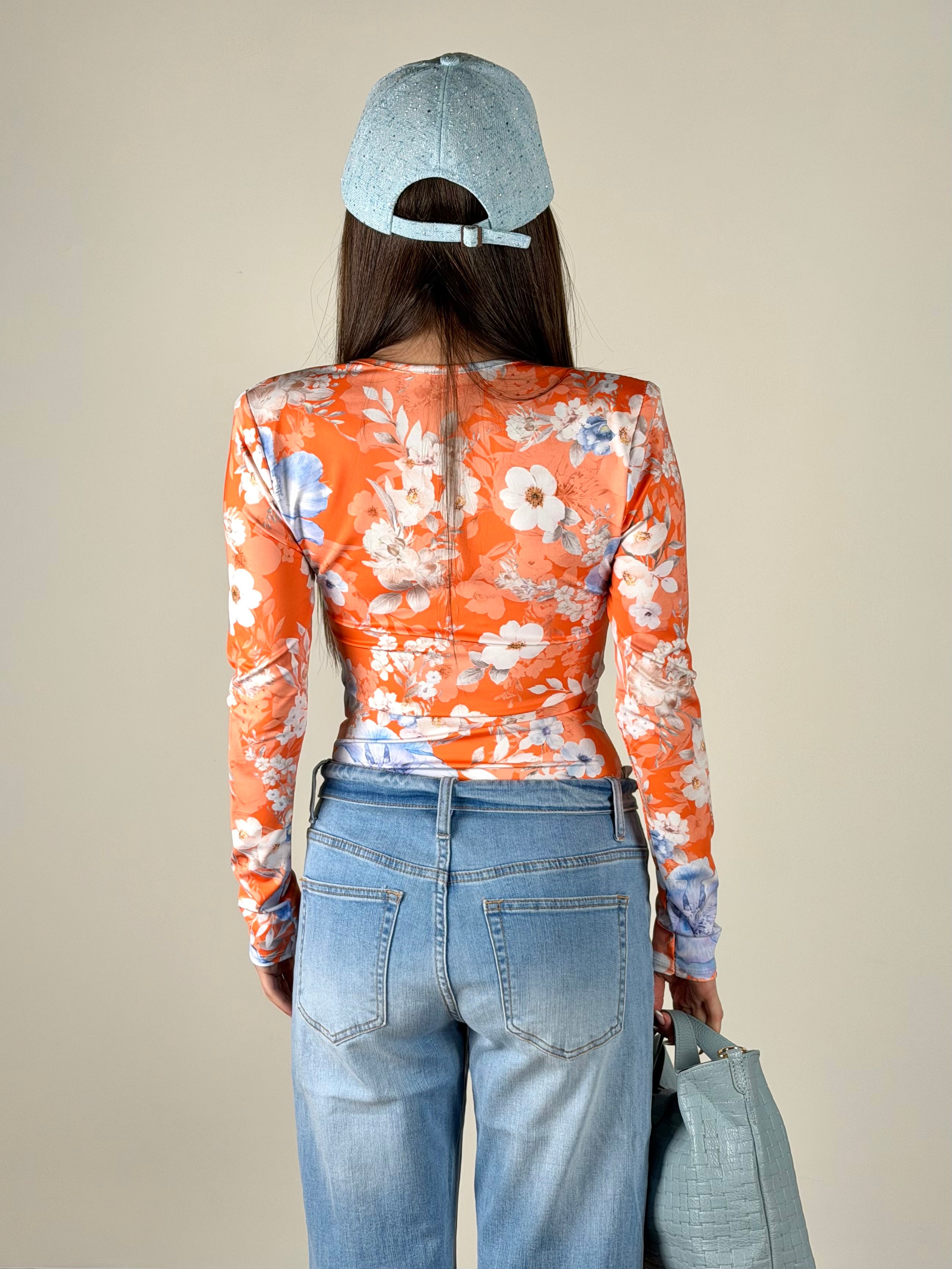 Maglia primavera arancione