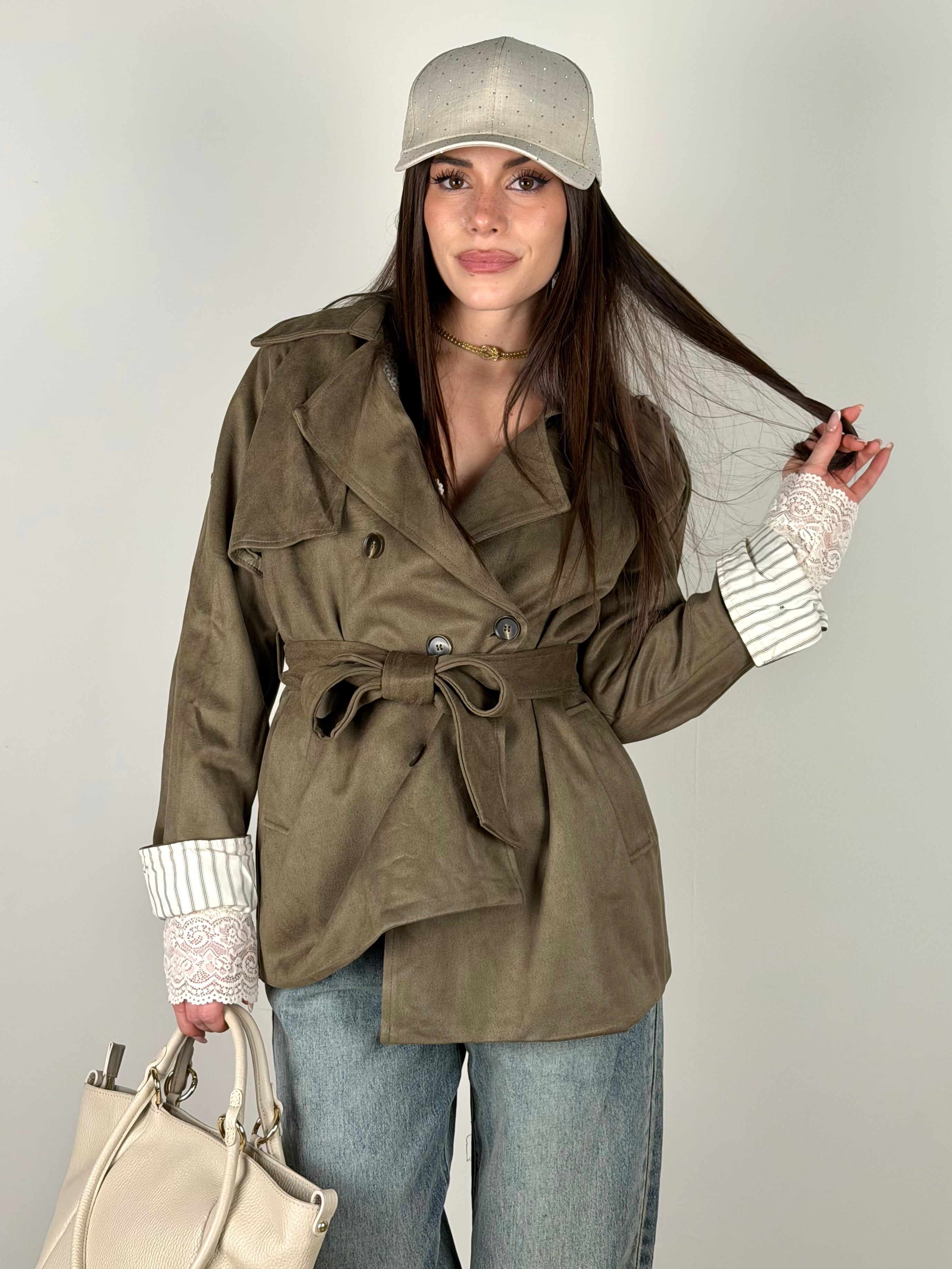 Trench Corinne verde