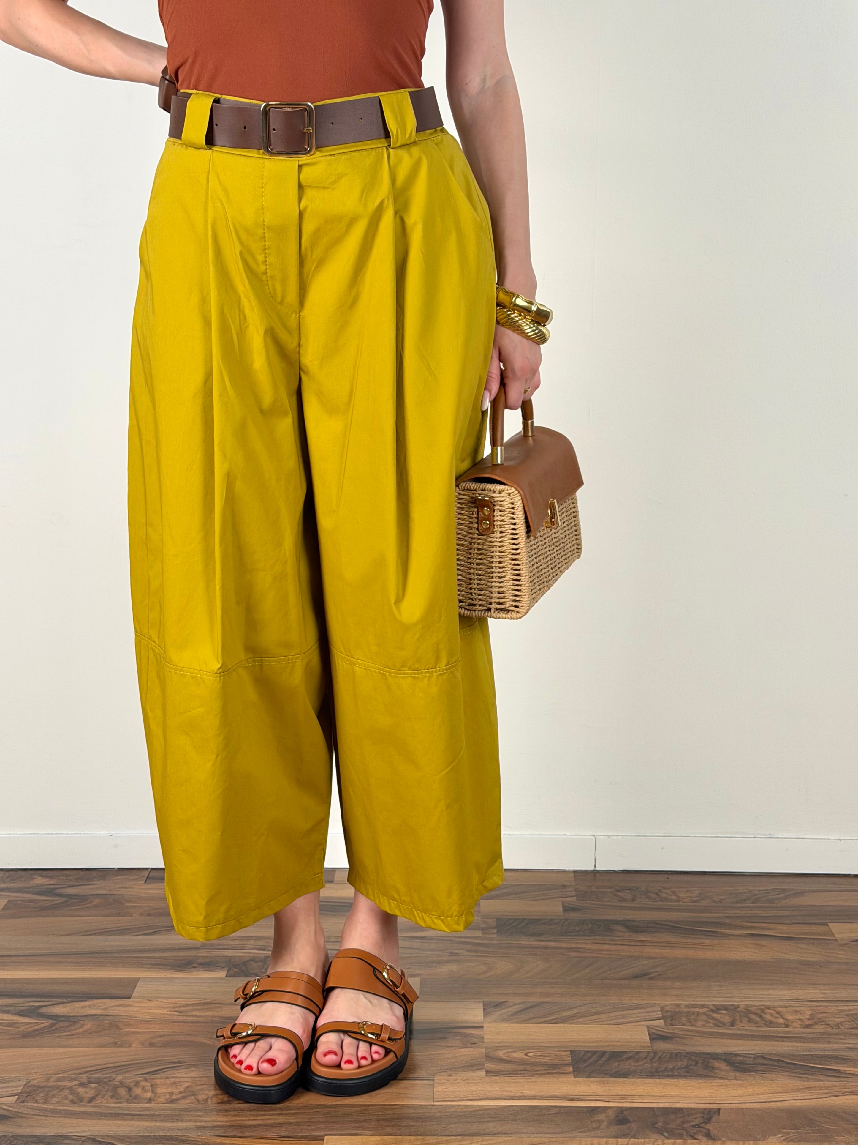 Pantalone Singapore verde