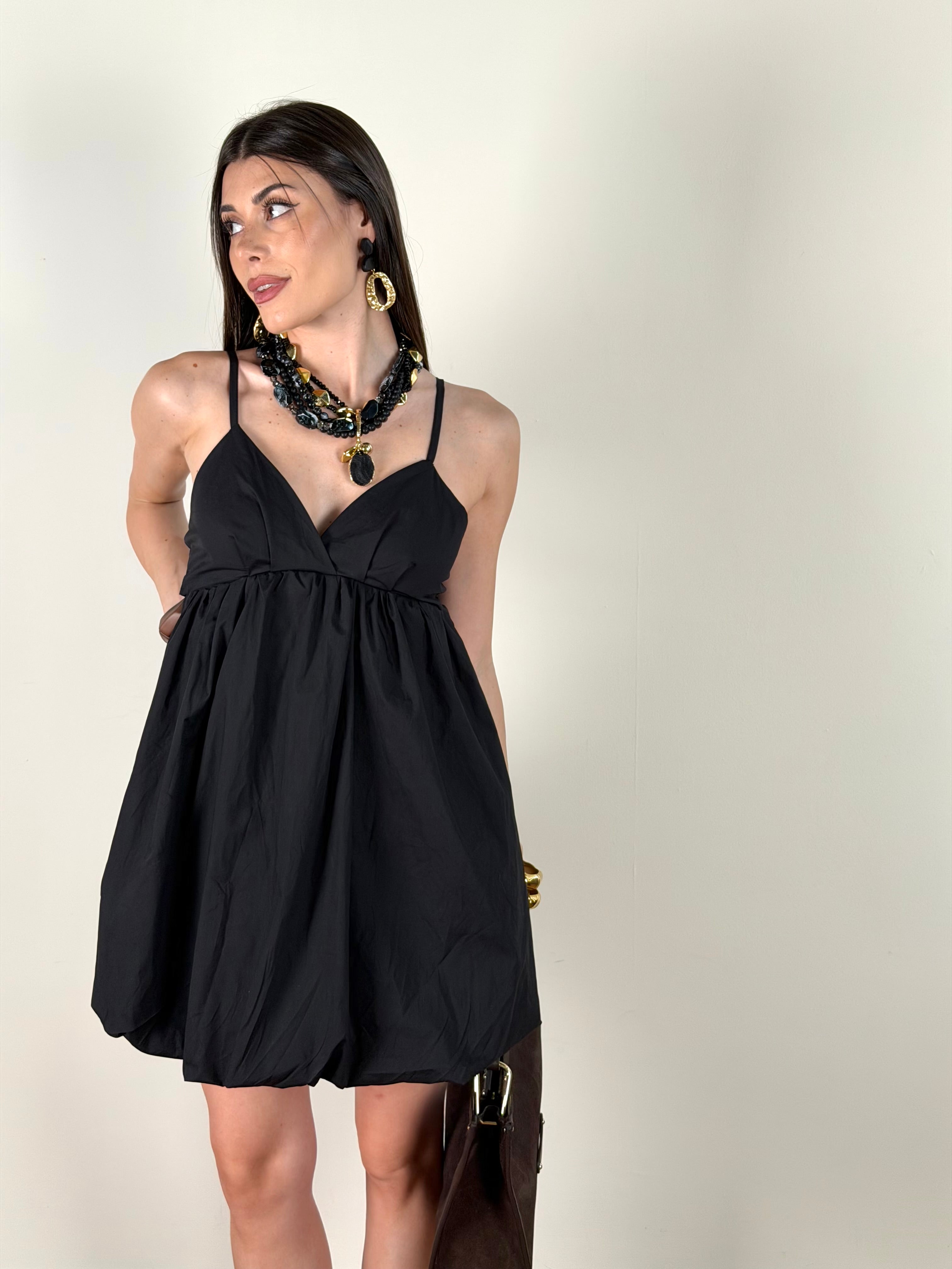 Abito fiocco nero