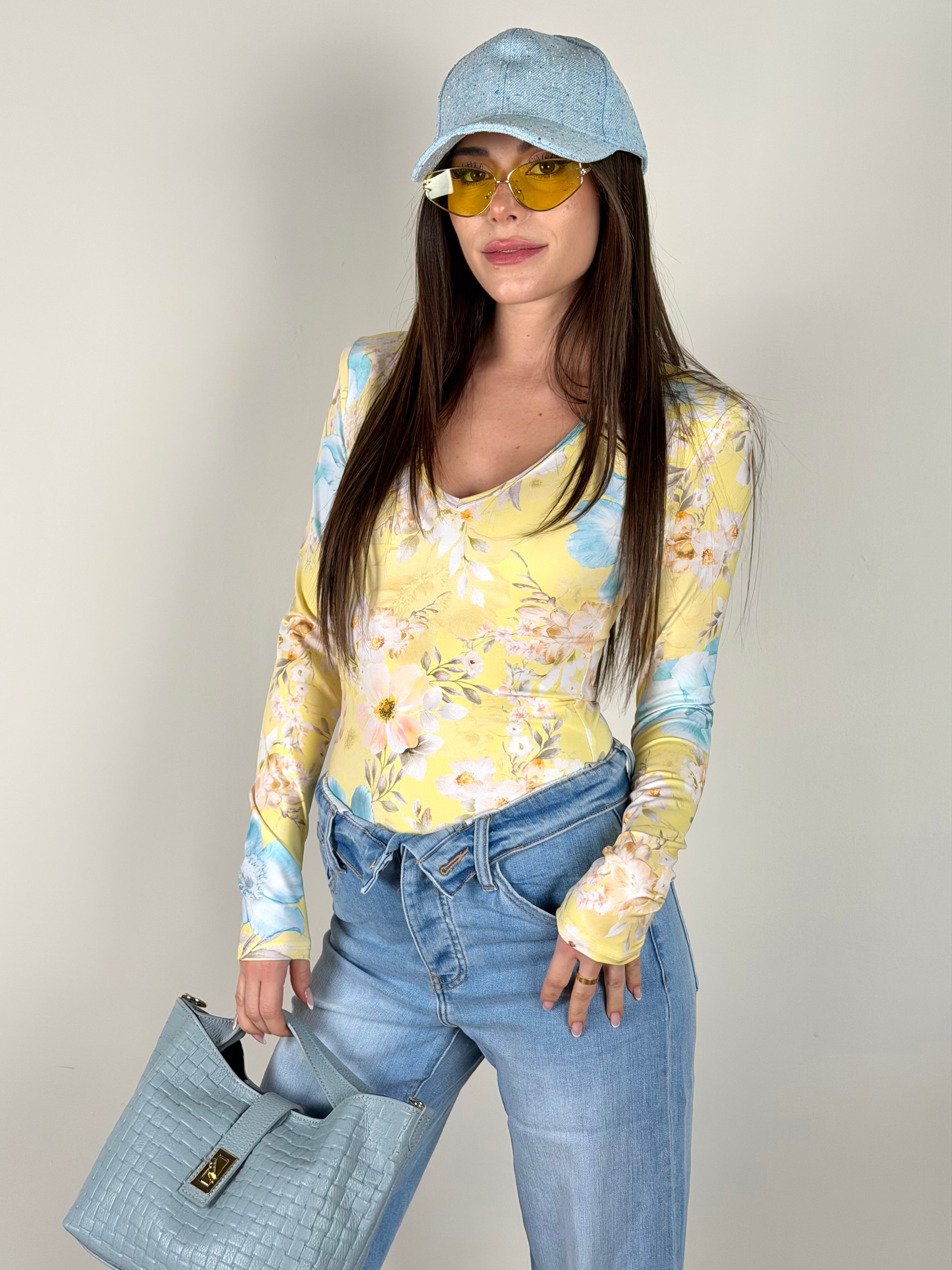 Maglia primavera gialla