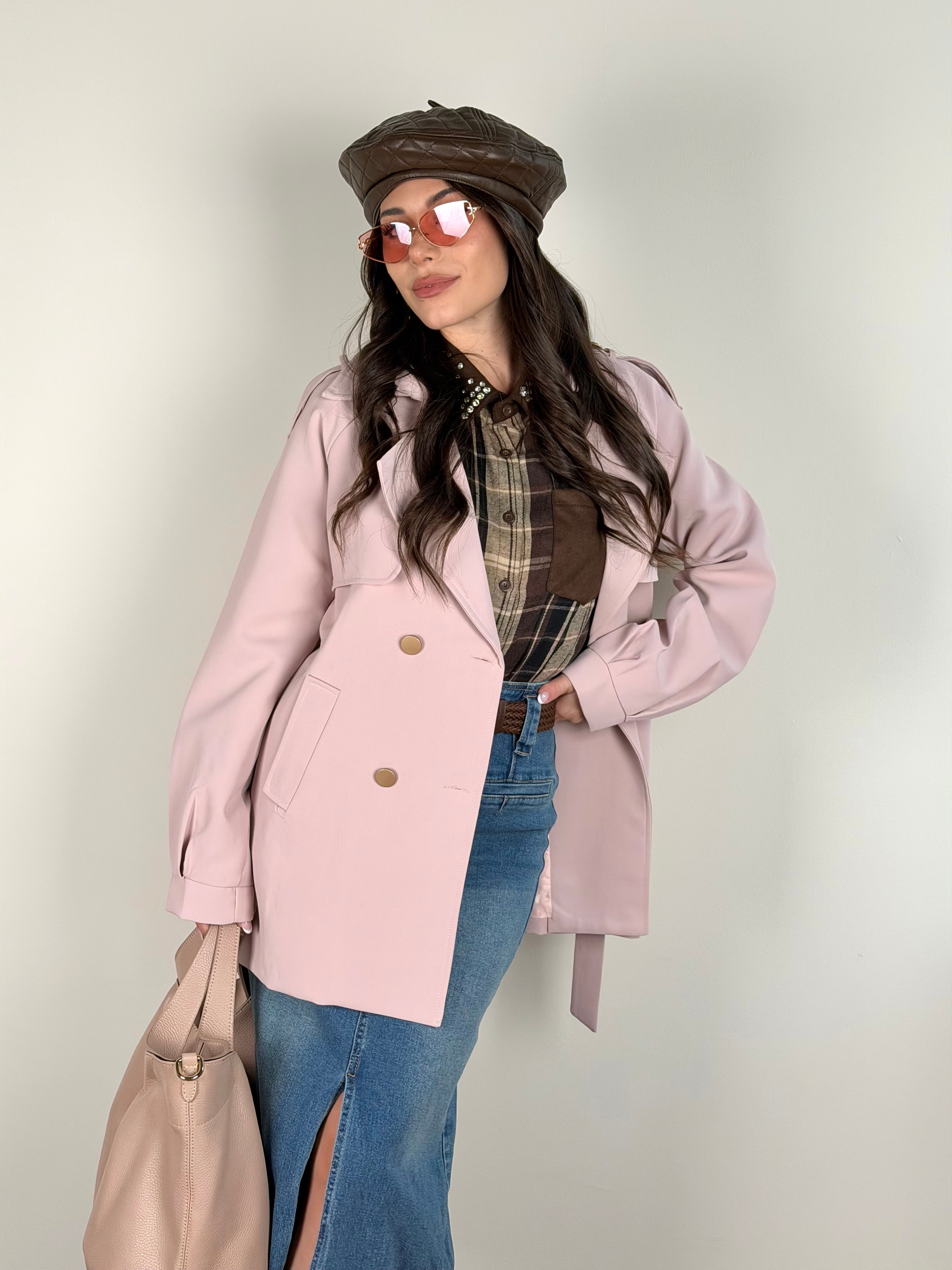 Trench Morgan rosa