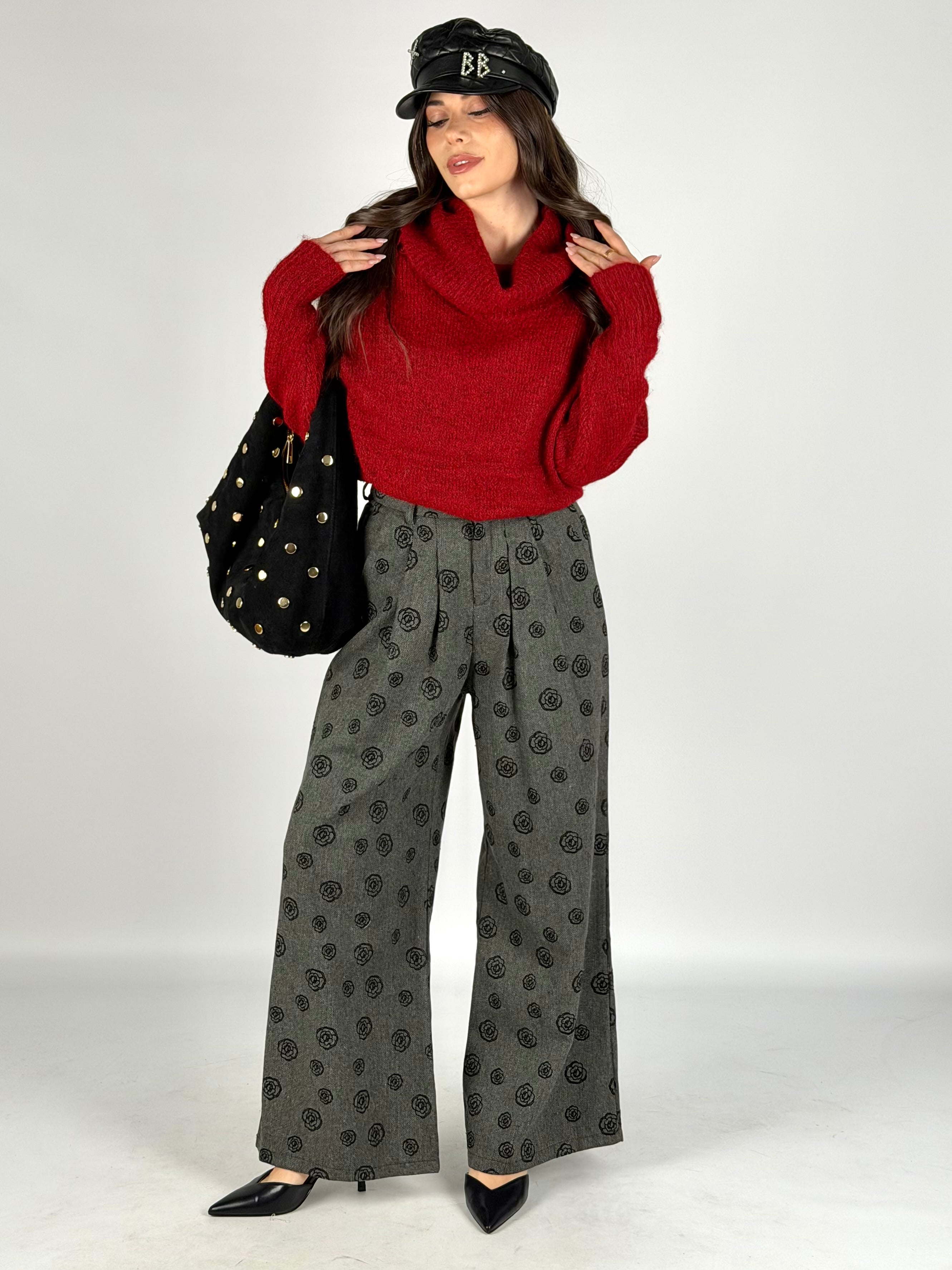 Pantalone Helena nero