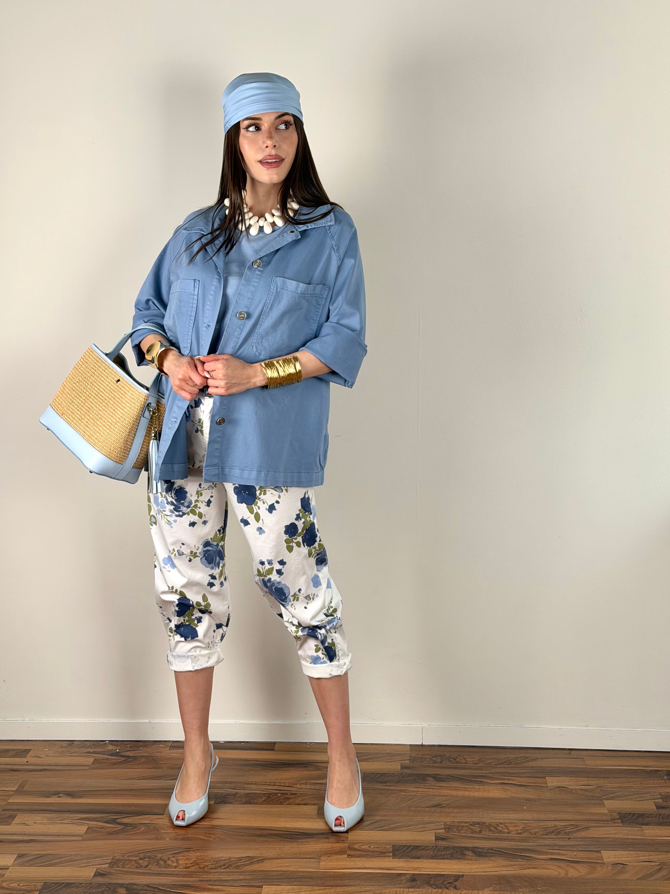 Camicia di jeans Mila celeste