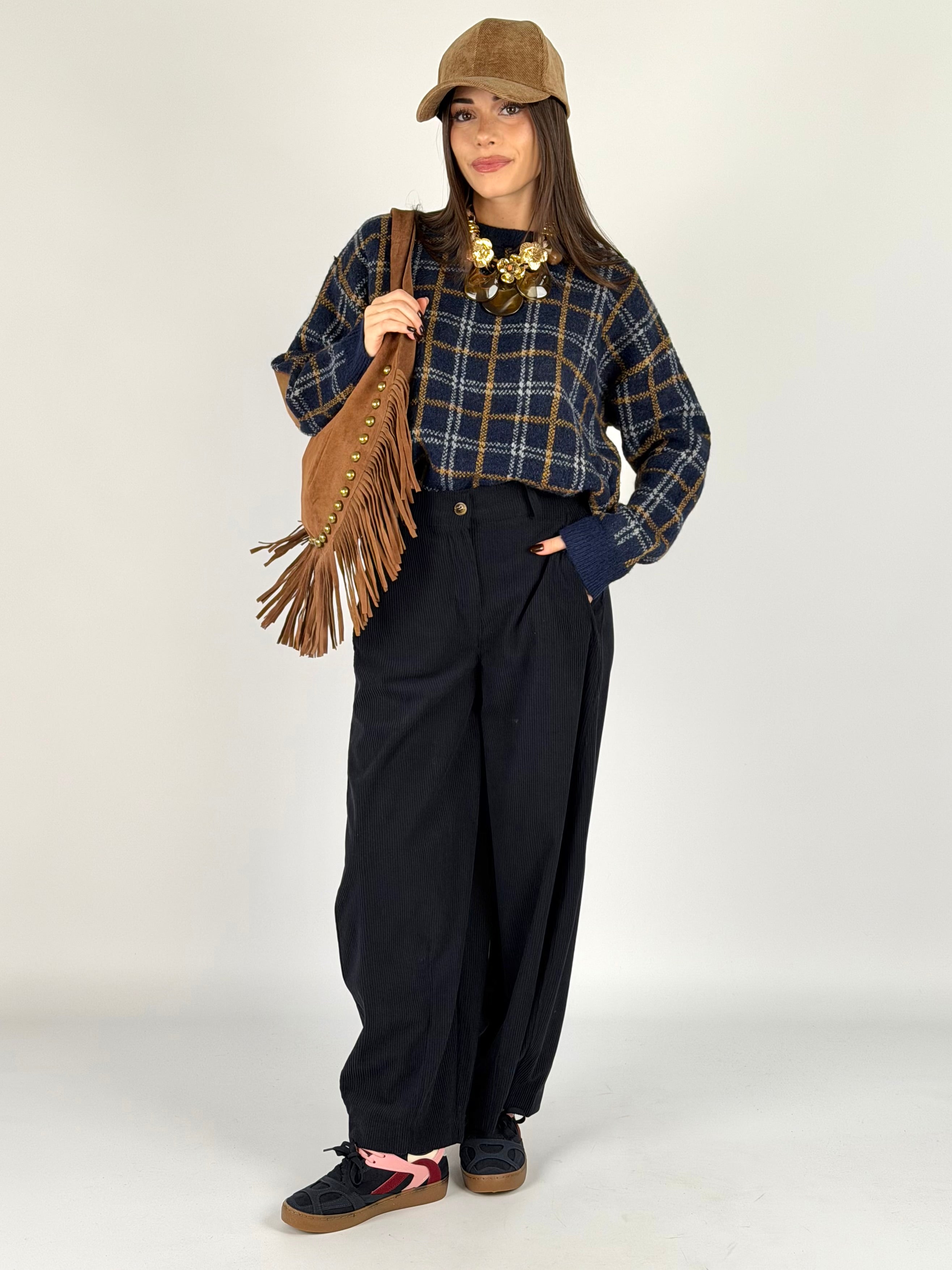 Pantalone Selene blu