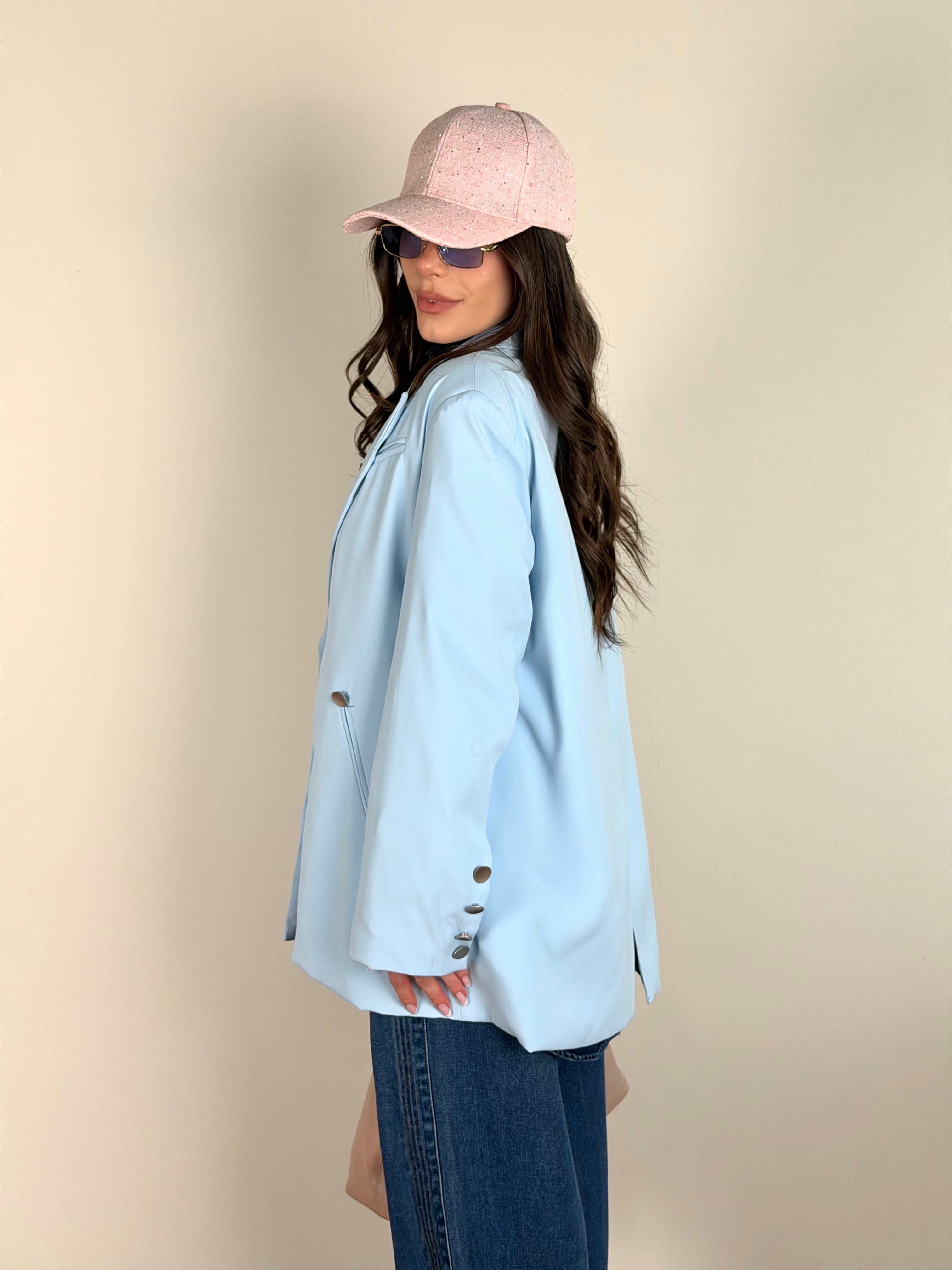 Giacca Marien celeste