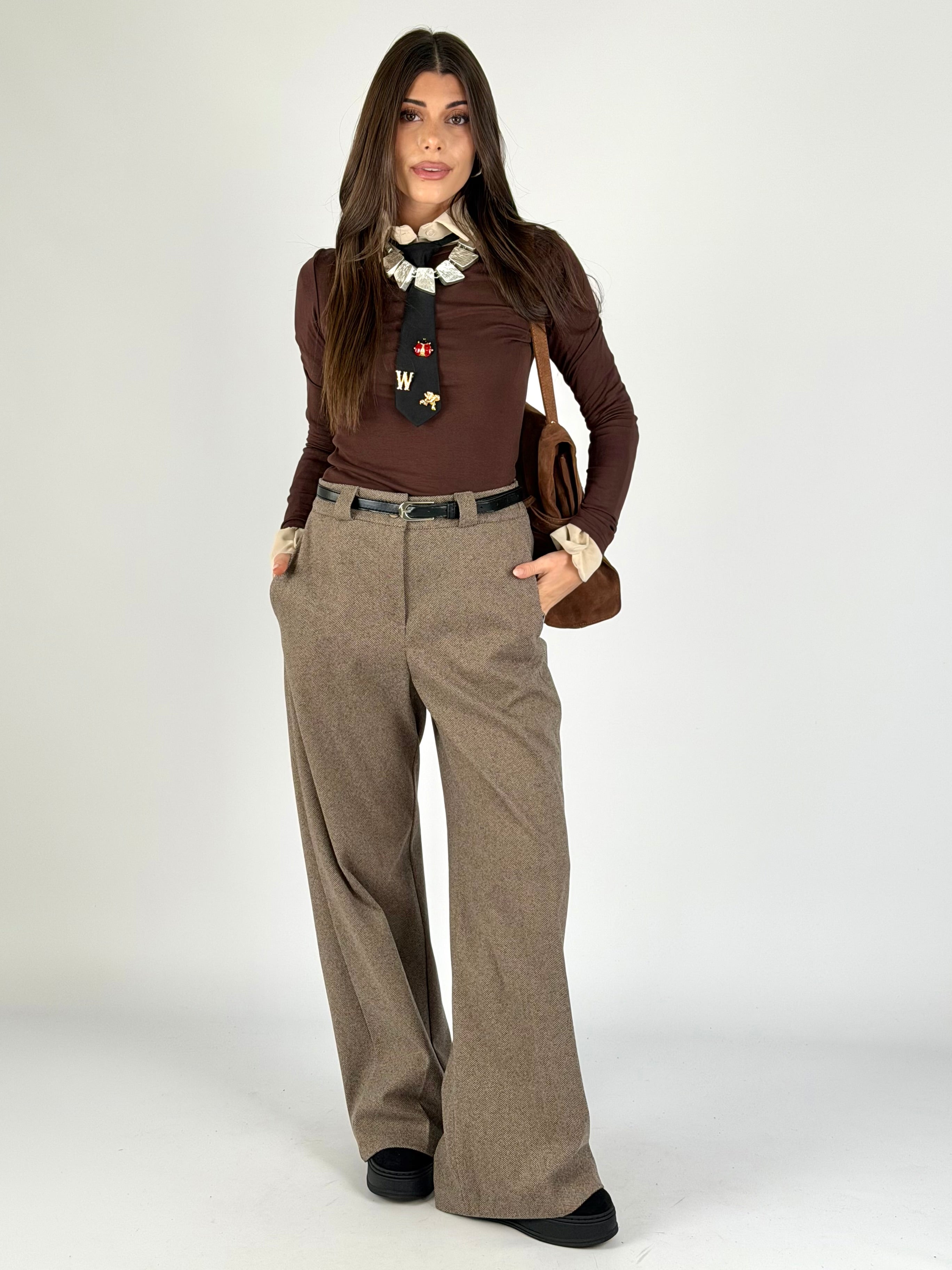 Pantalone completo Lumy moro