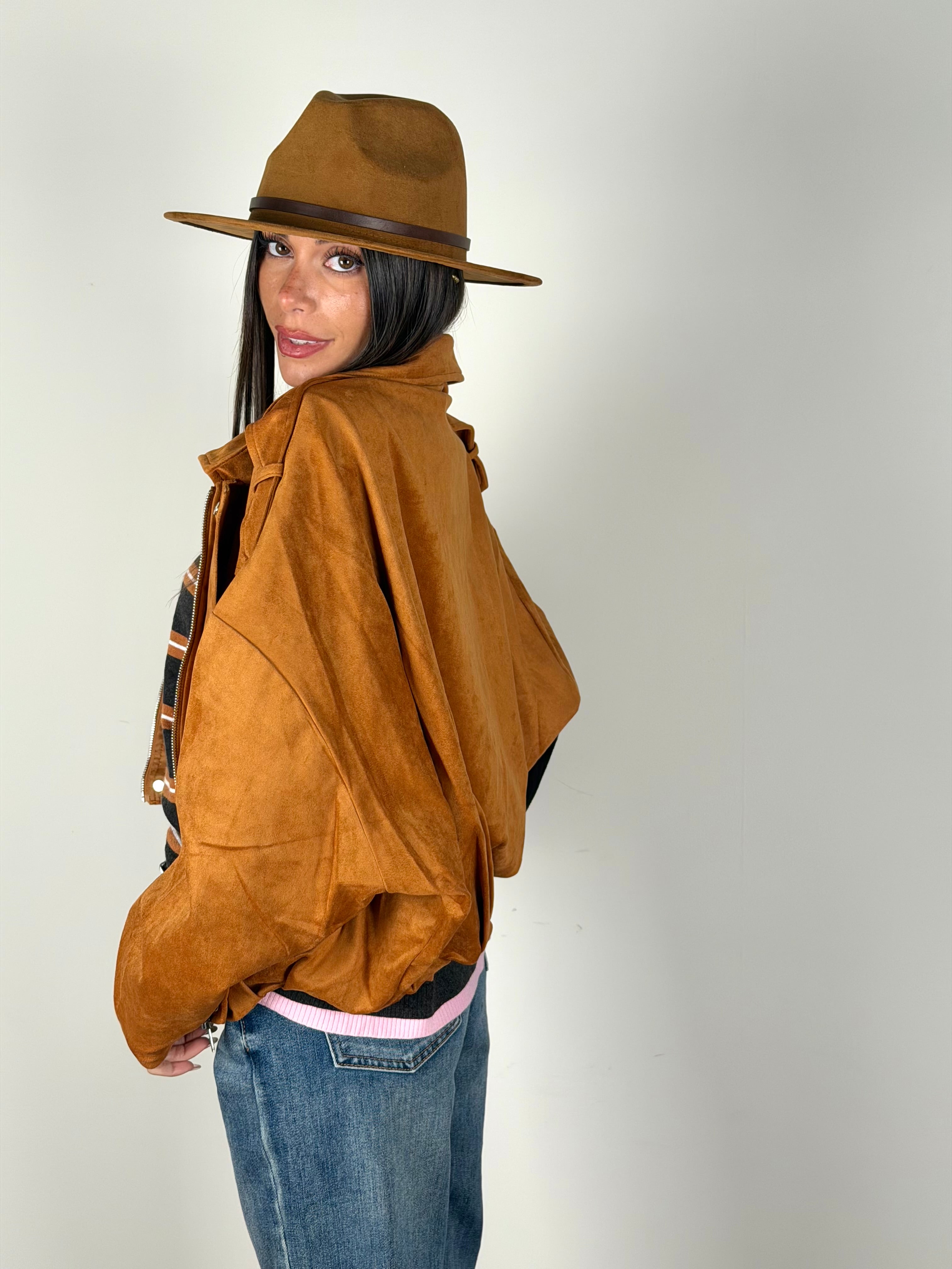 Bomber scamosciato Leonard