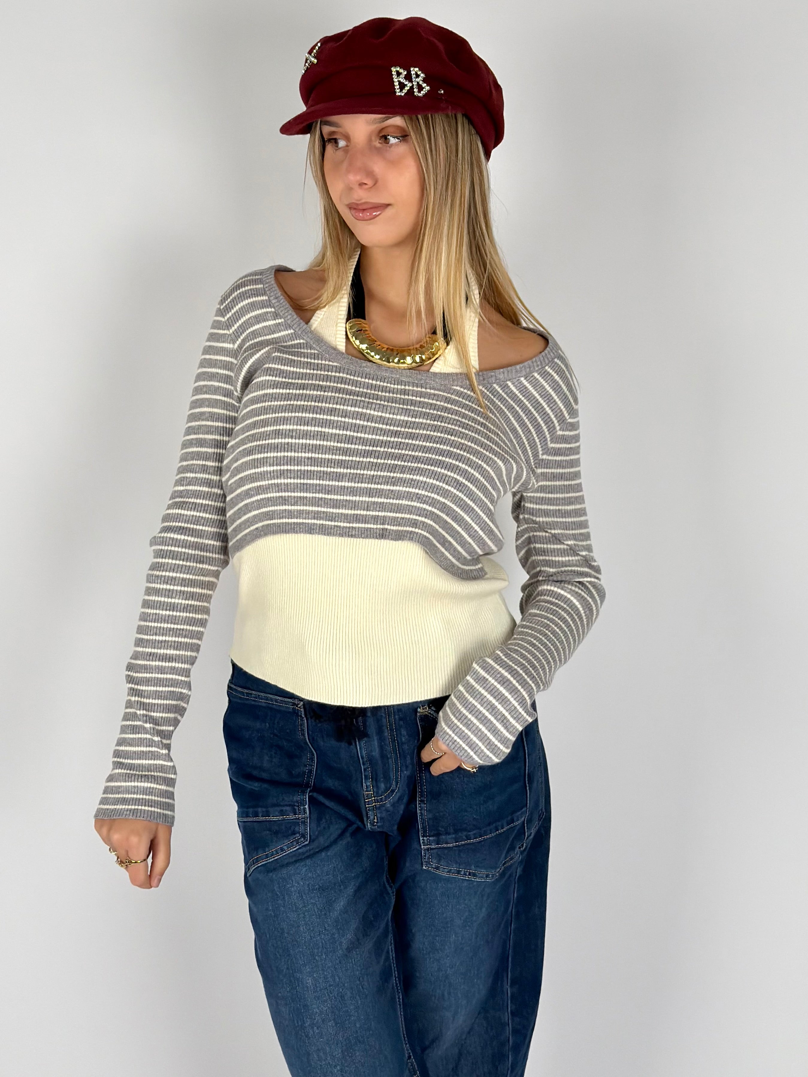 Maglia everyday grigia