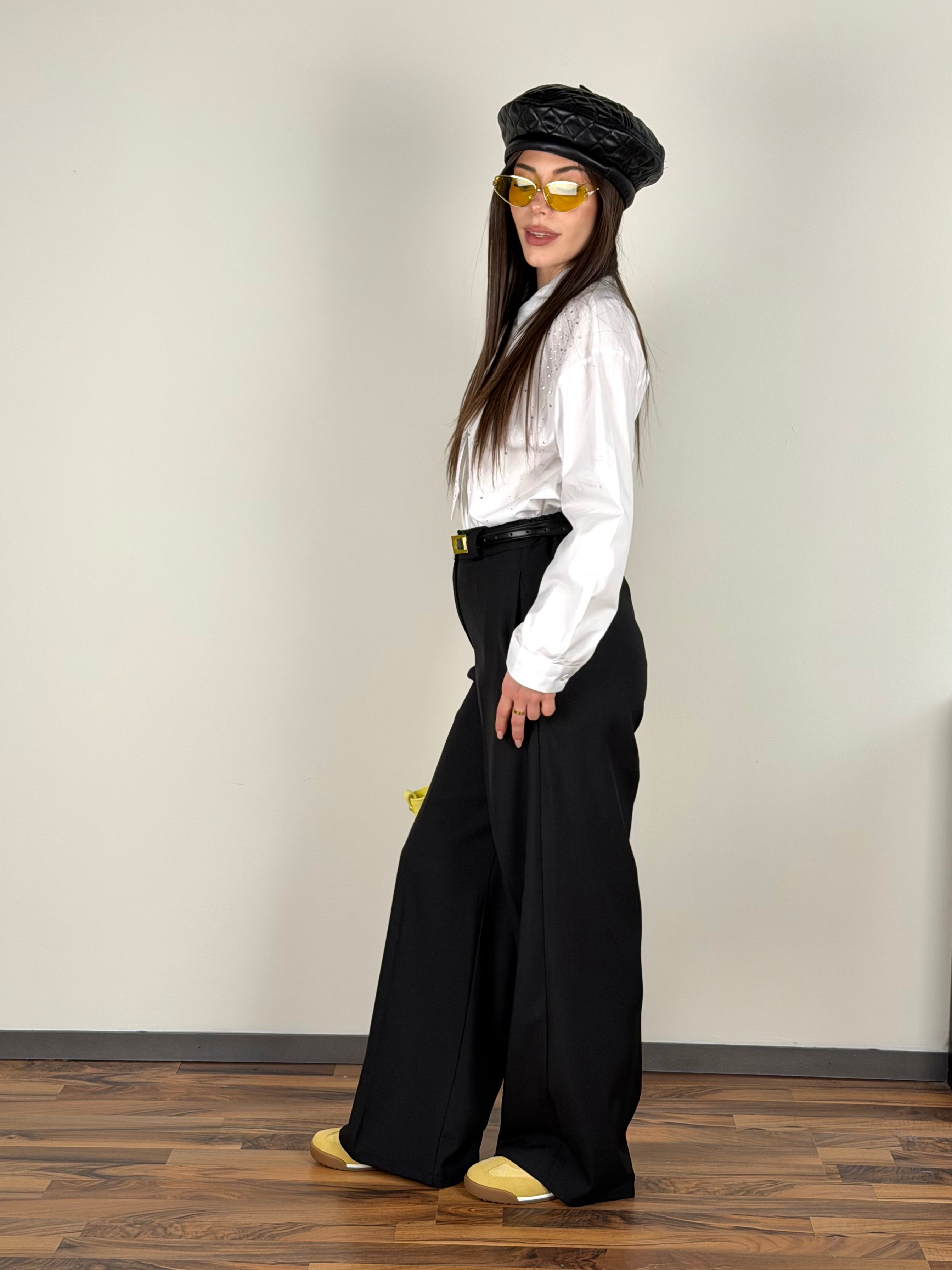 Camicia Simply cravatta bianca