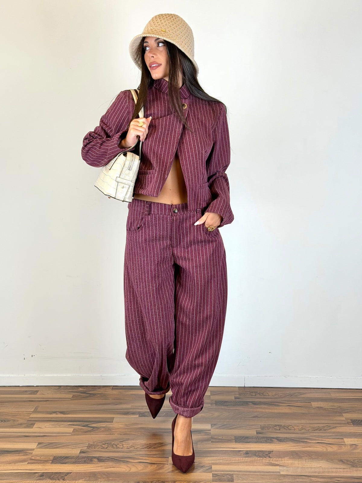Giacca completo Hypnotic bordeaux