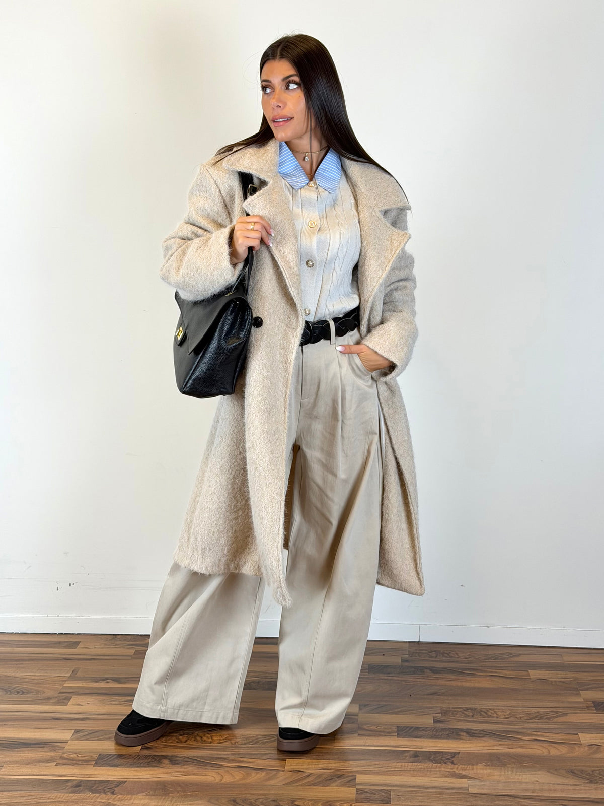 Cappotto Glamour beige