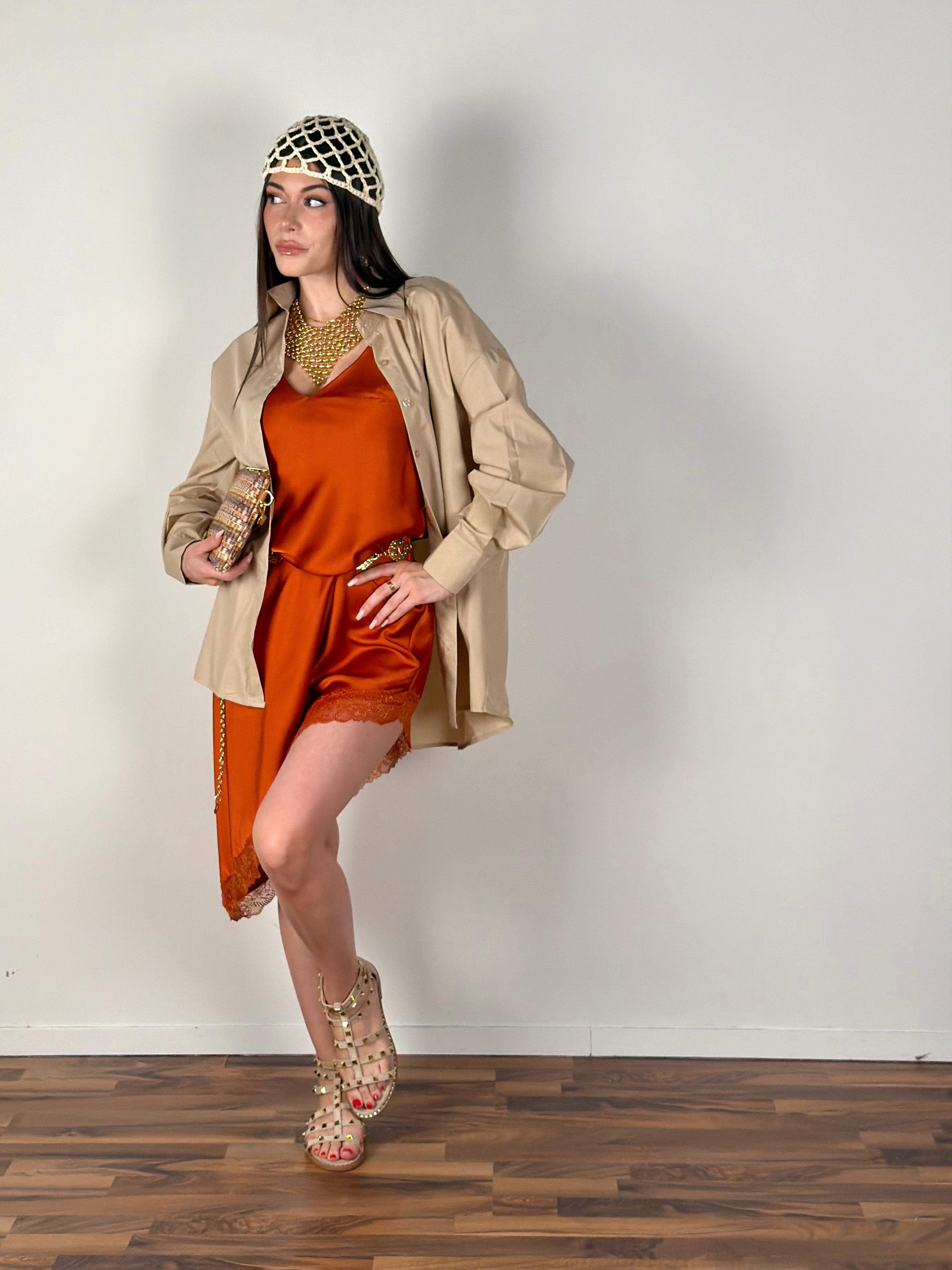 Camicia Zoe beige