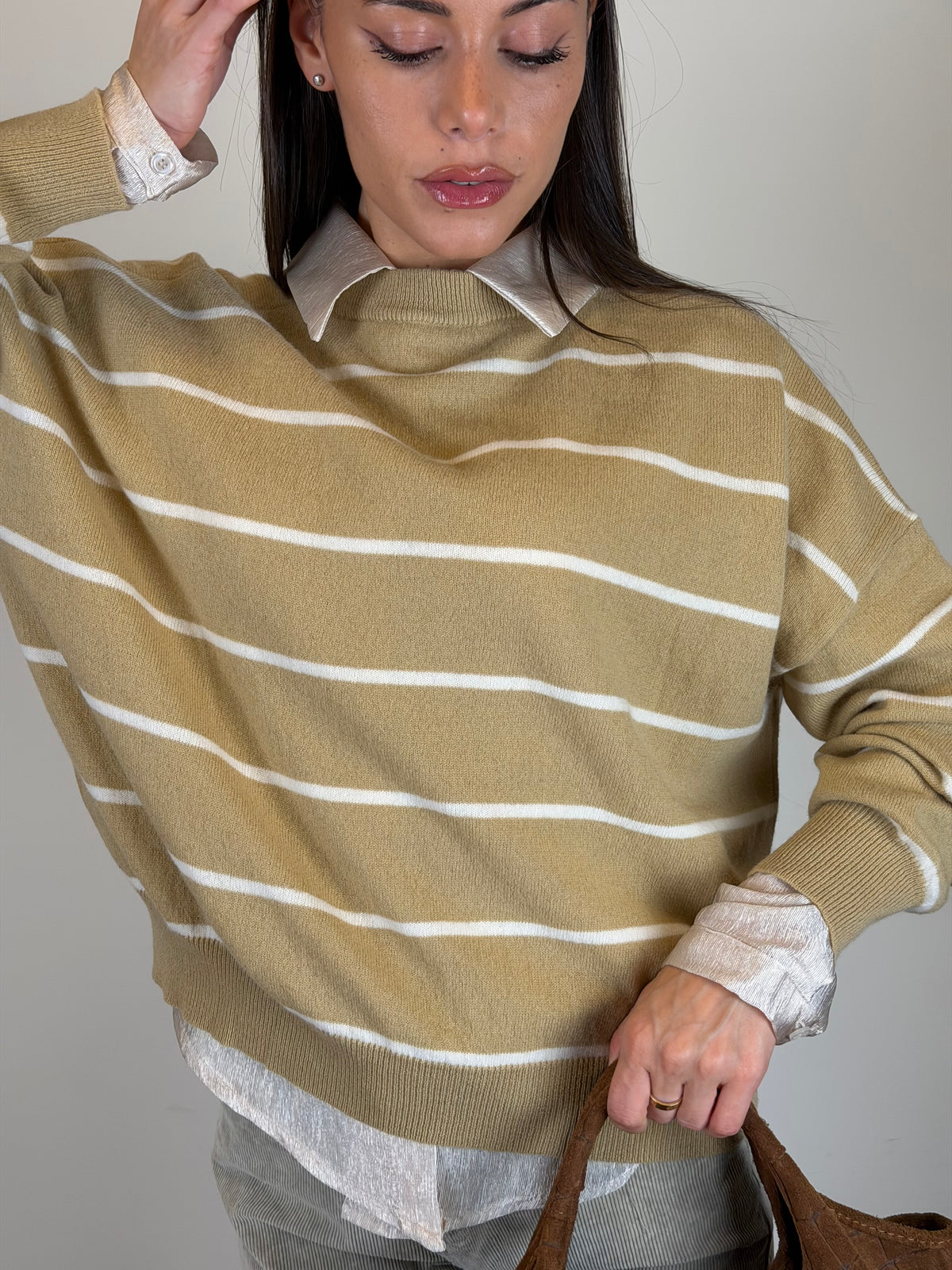 Maglia Yvonne beige