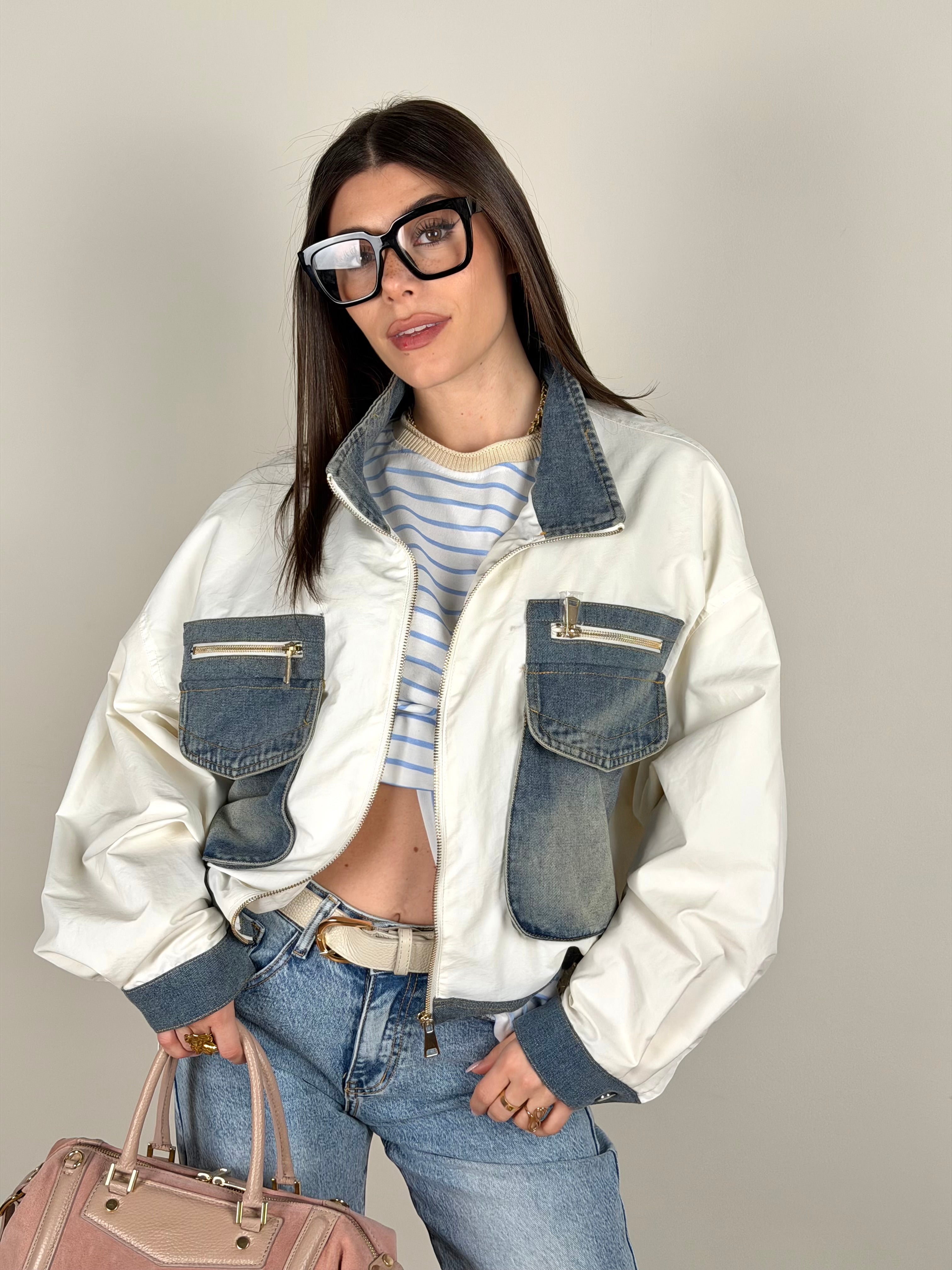 Bomber Carly denim
