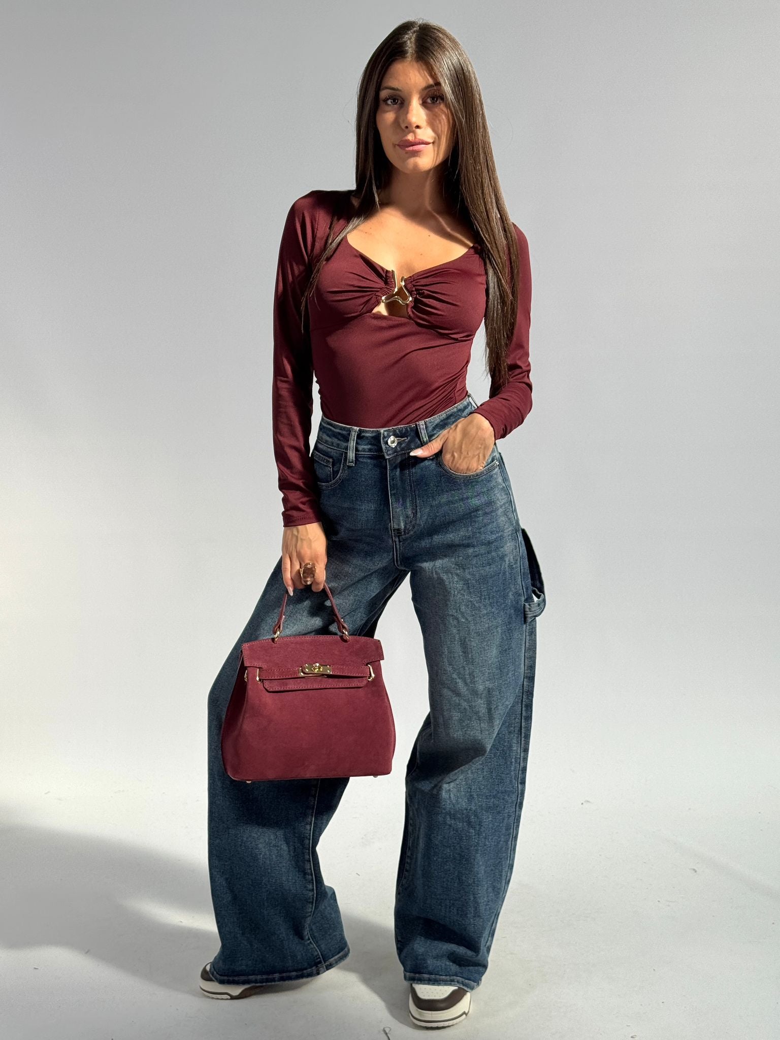 Maglia Paloma bordeaux