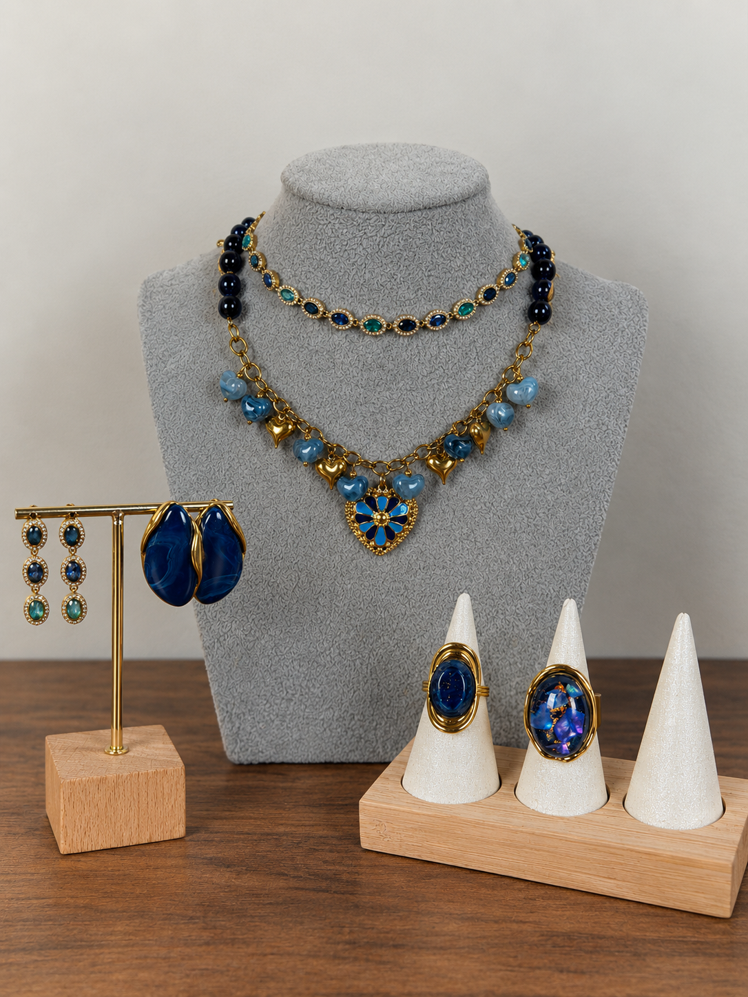 Anello pietra - collezione Blu Sky