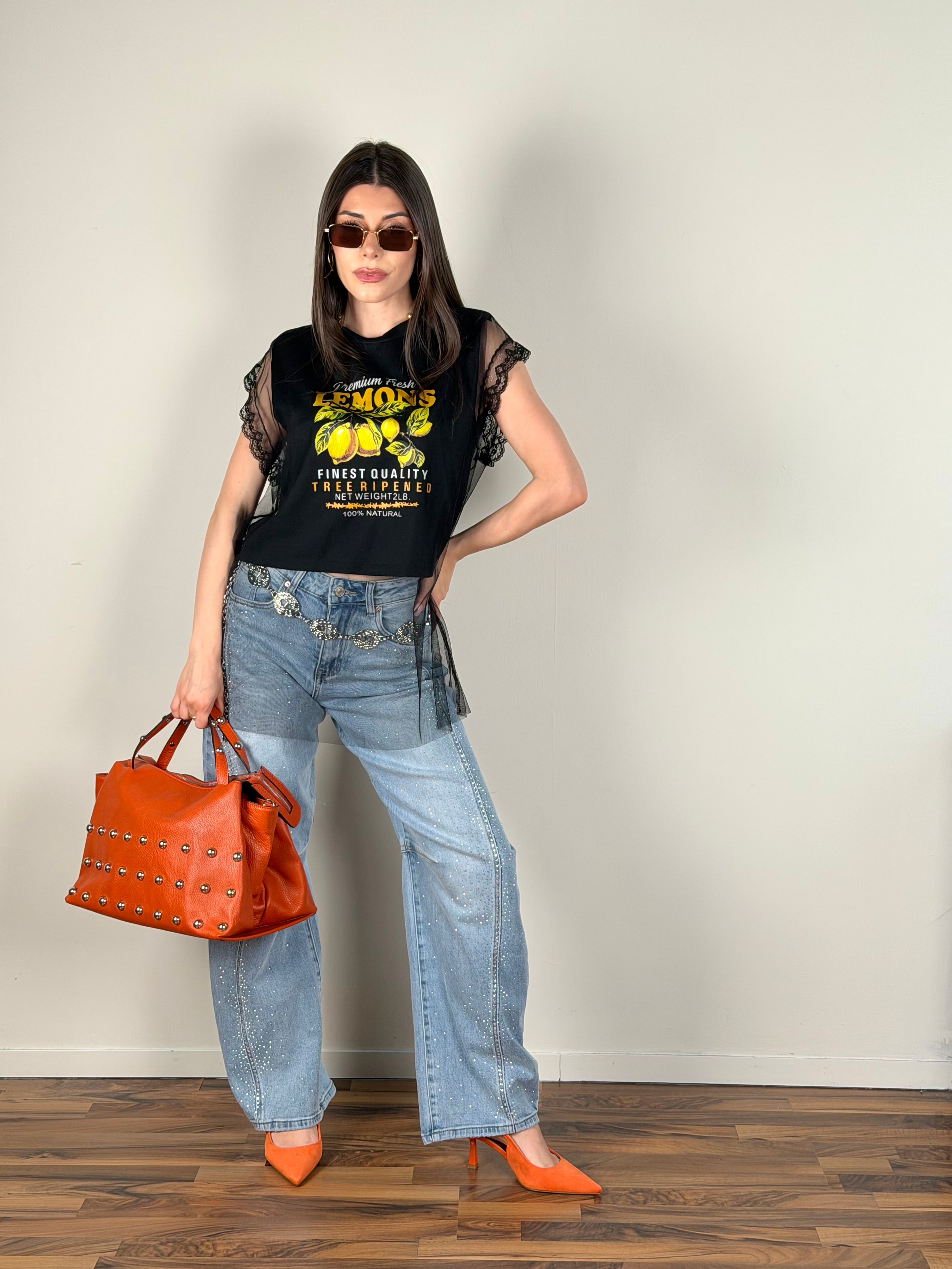 Maglia LEMON nera
