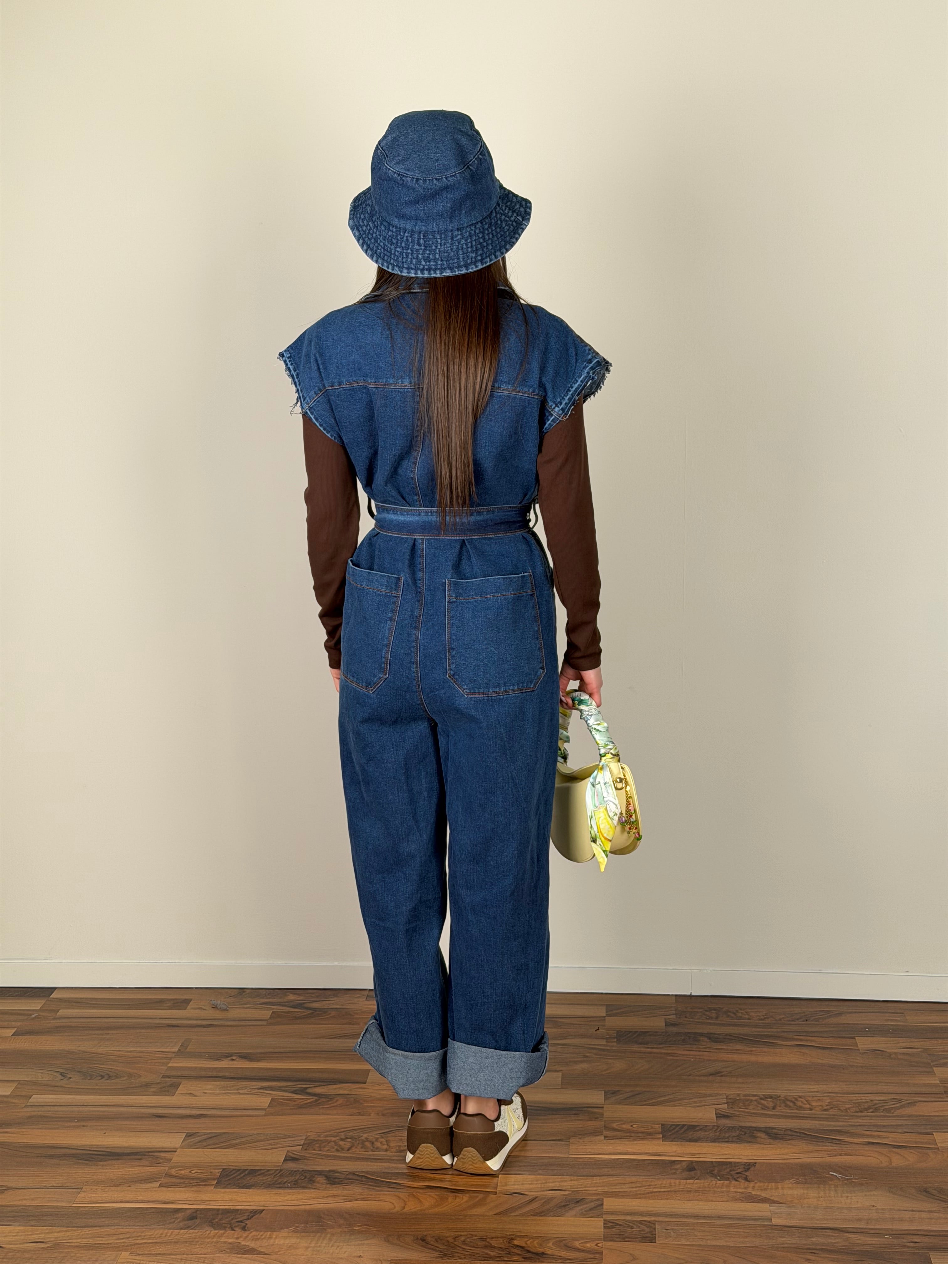 Maxi tuta denim