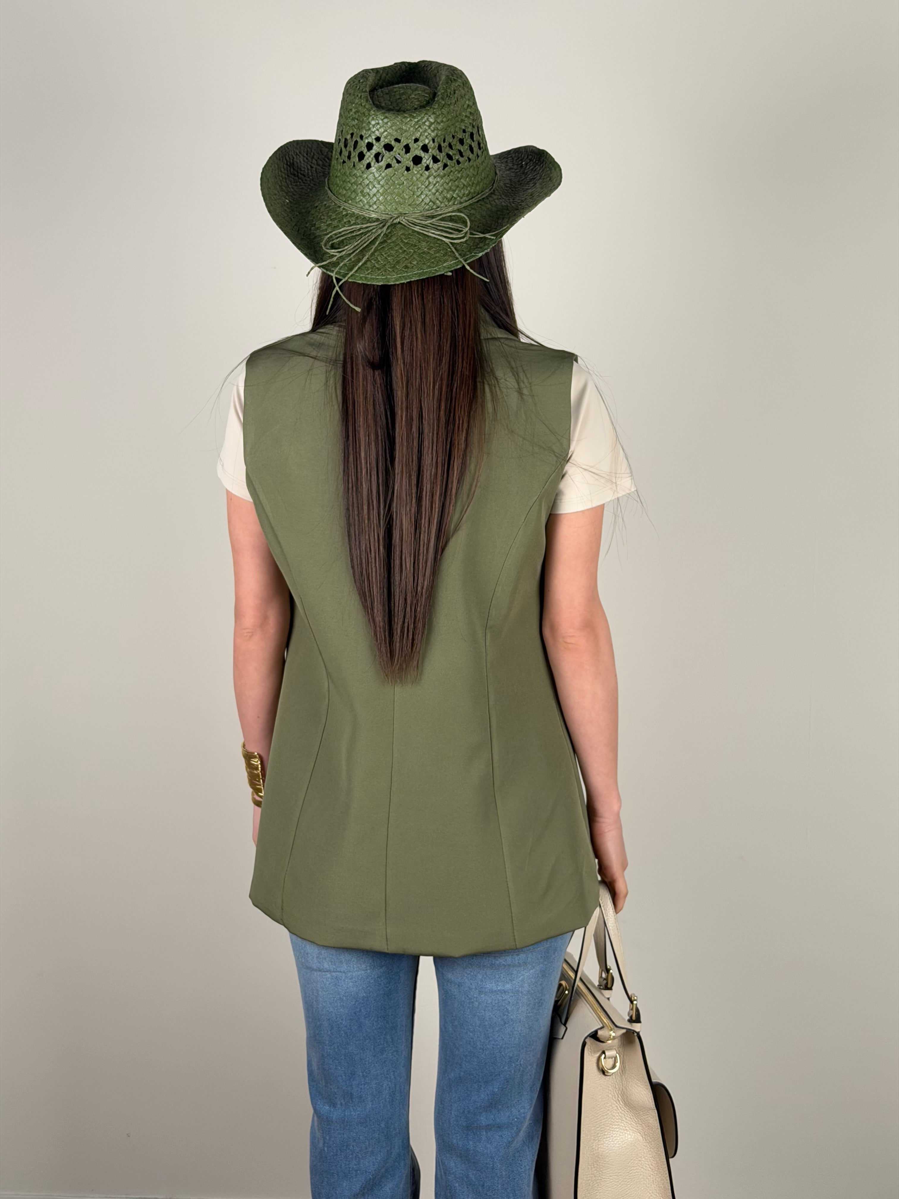 Gilet Sasha verde