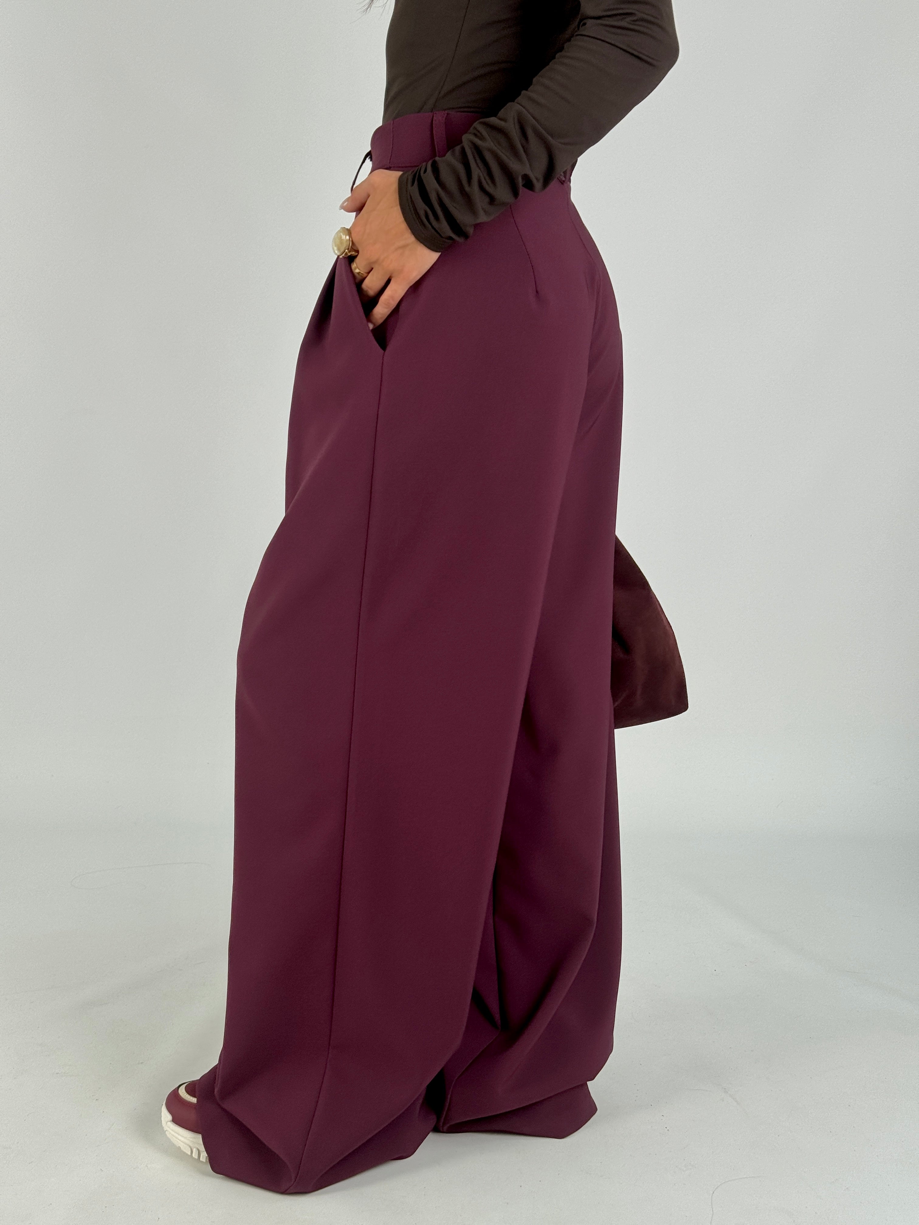 Pantalone Ambra bordeaux