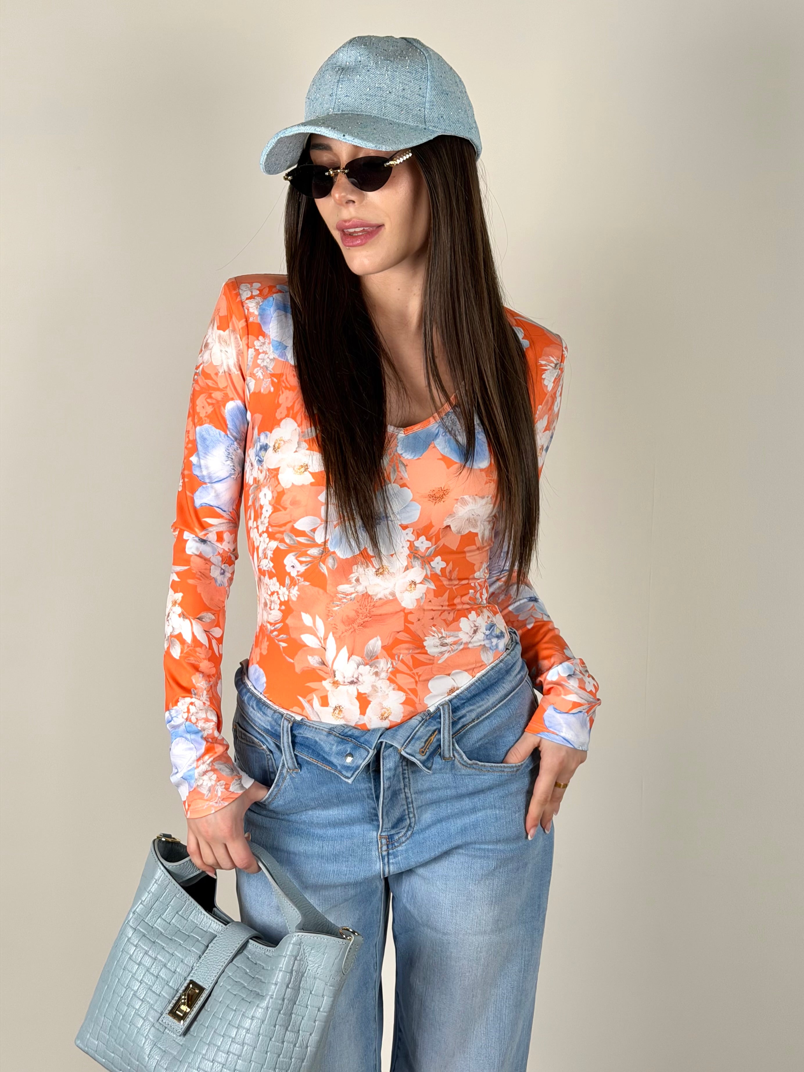 Maglia primavera arancione