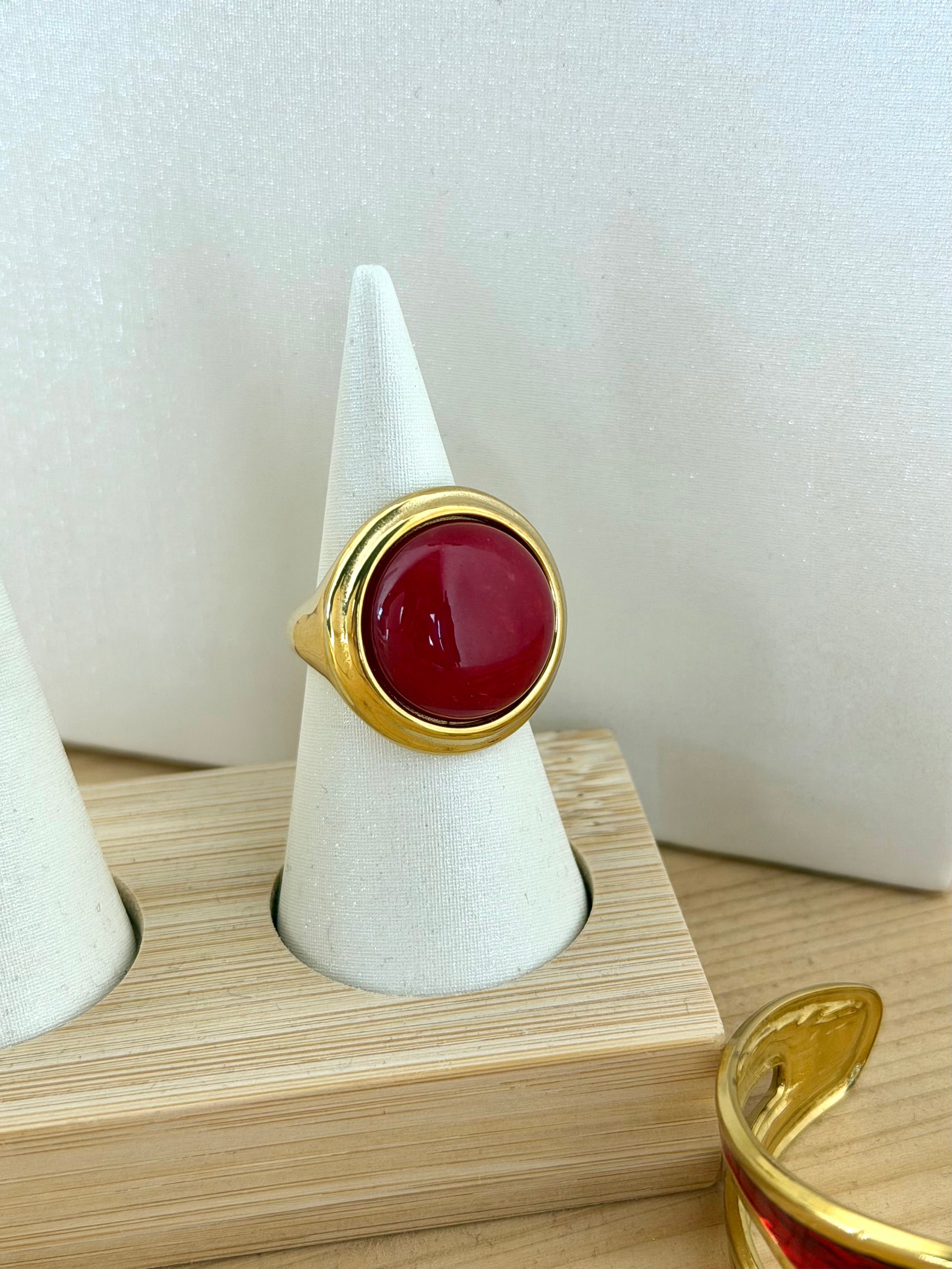 Anello pietra   - Collezione regina di cuori