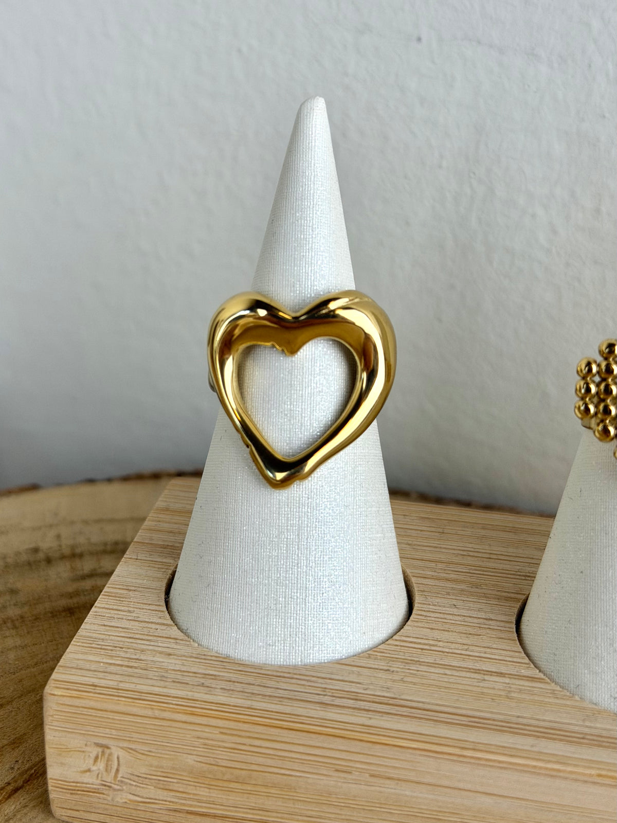 Anello cuore vuoto - collezione cuori