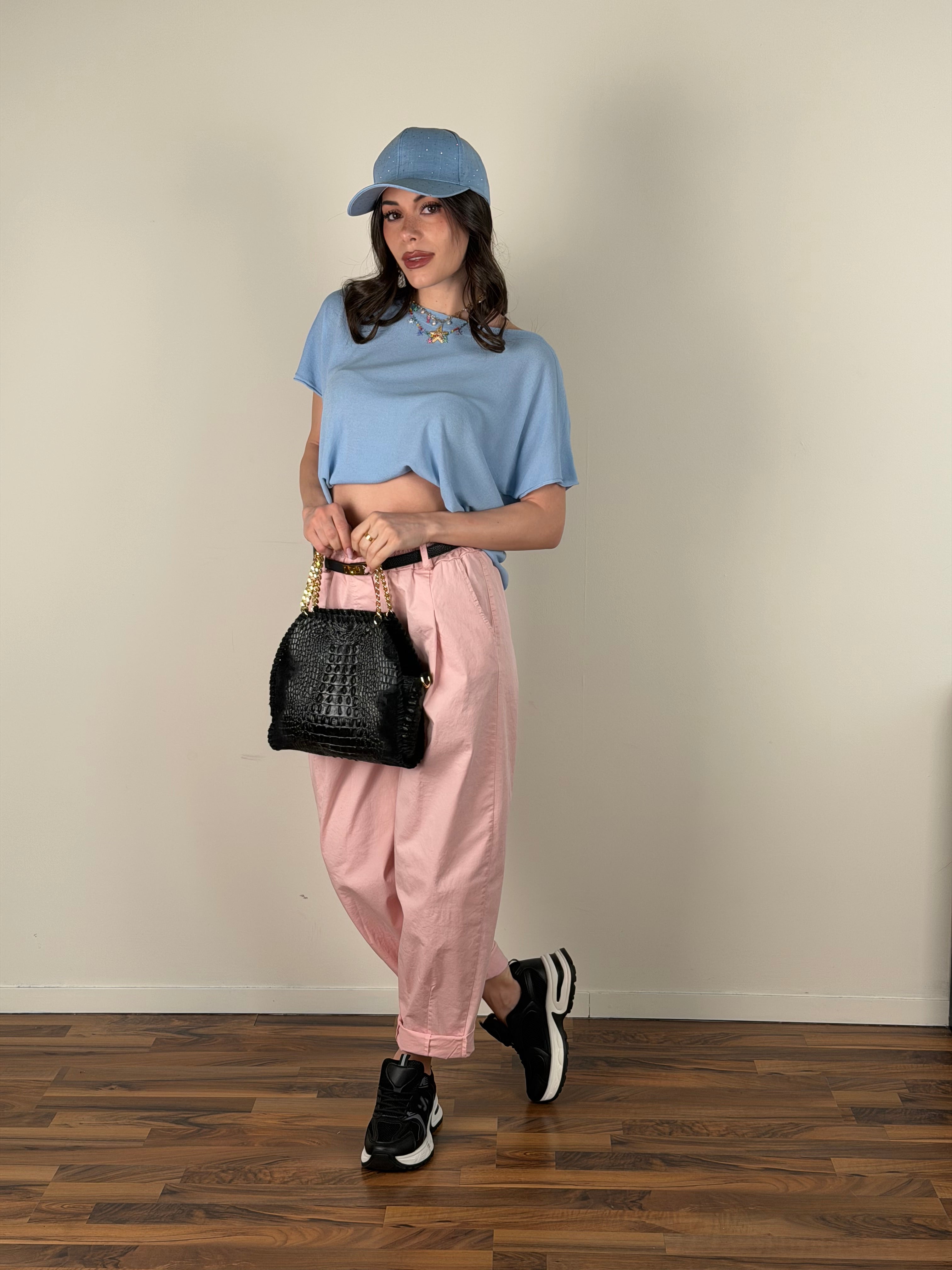 Pantalone Carmen rosa