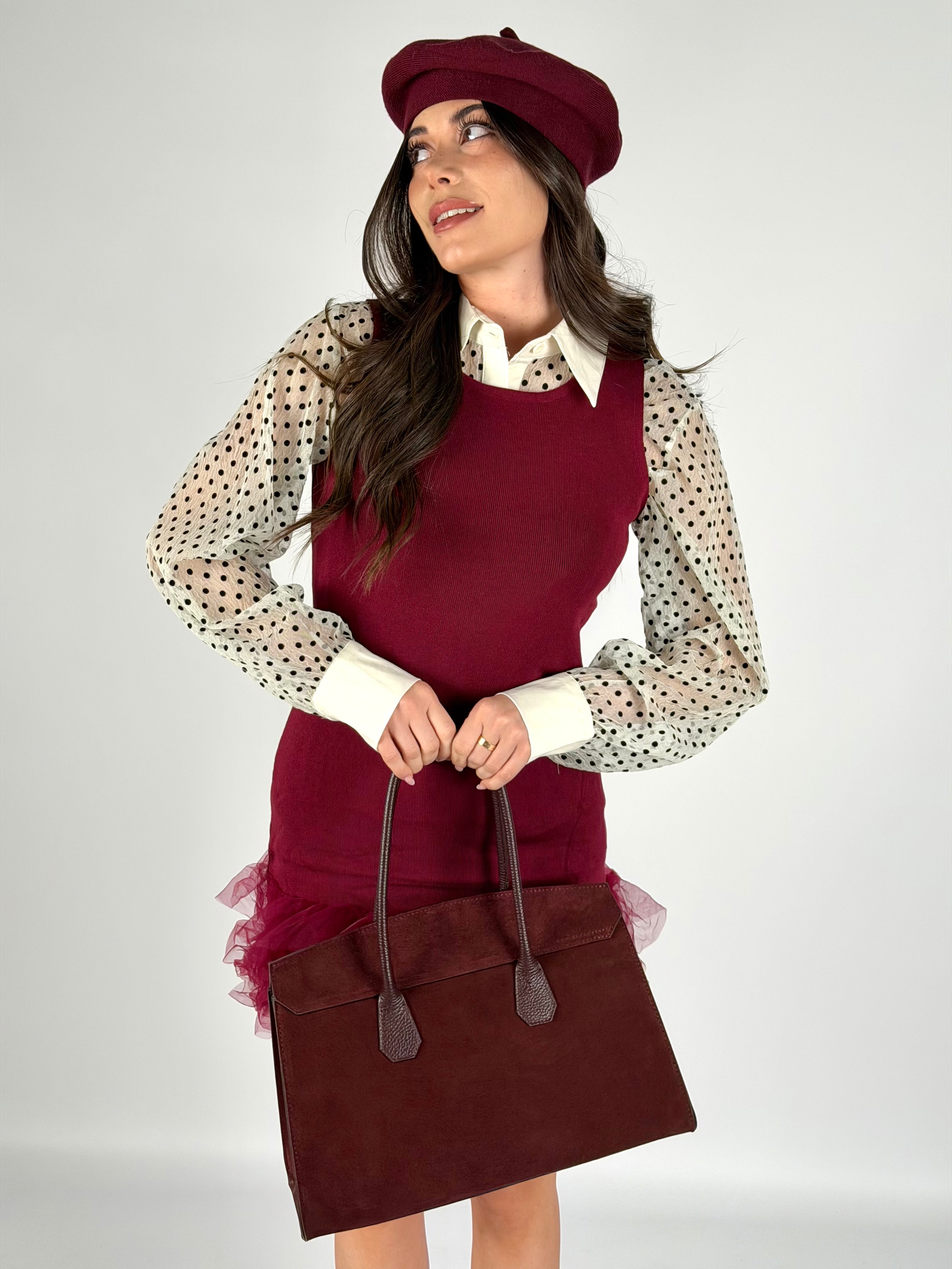 Abito Mercy bordeaux