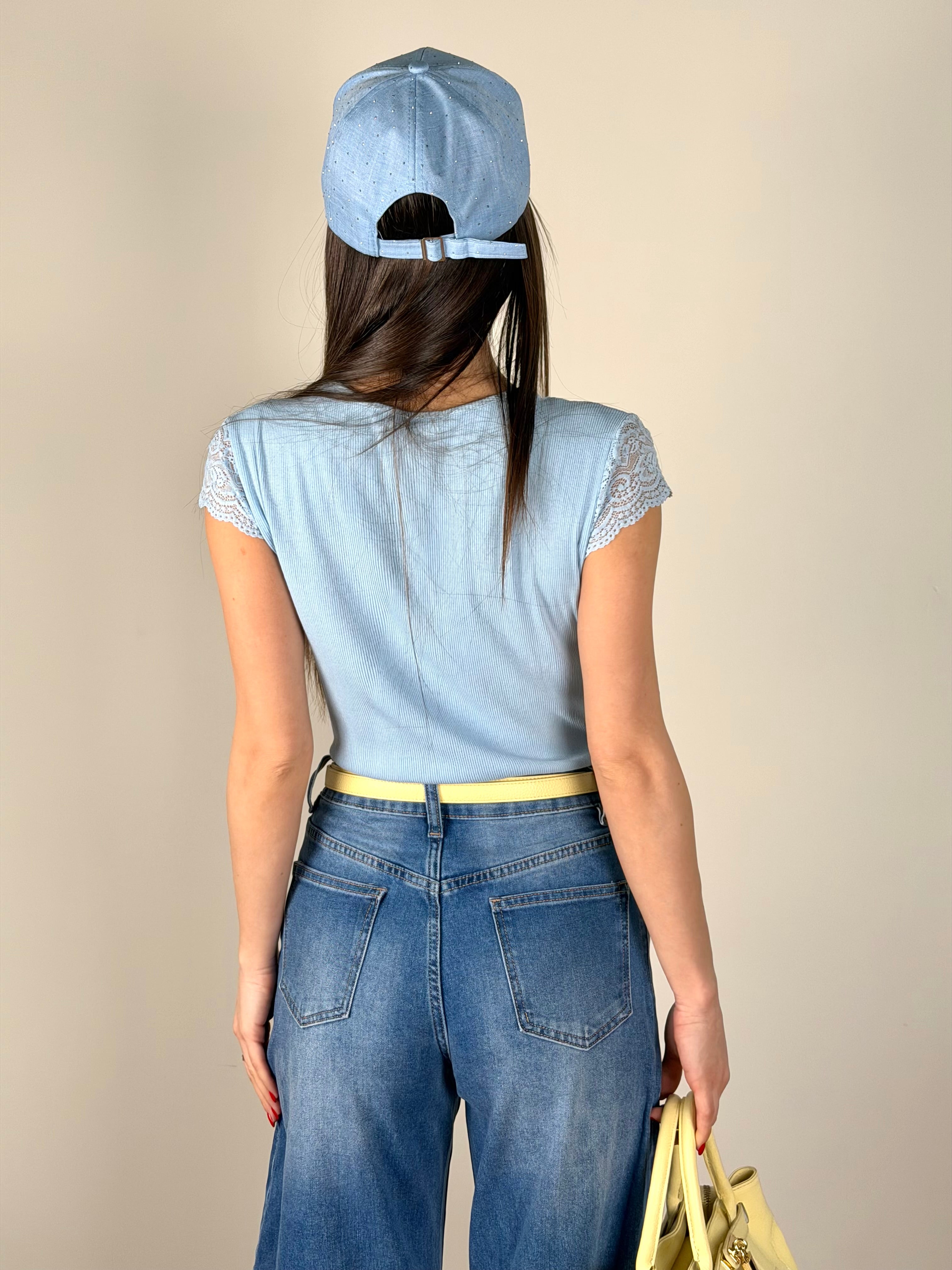 Maglia Melany celeste