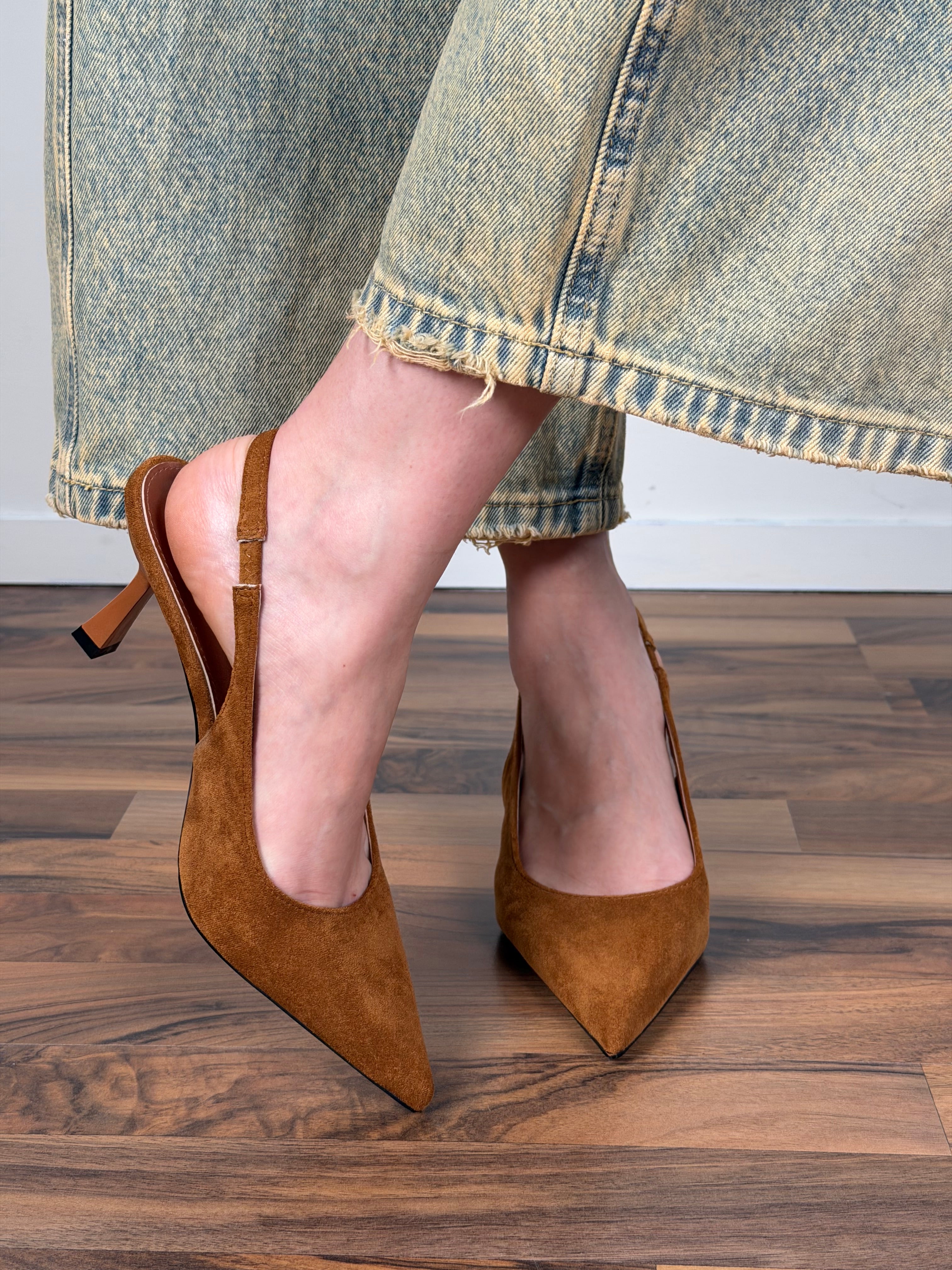 Décolleté selvi camel