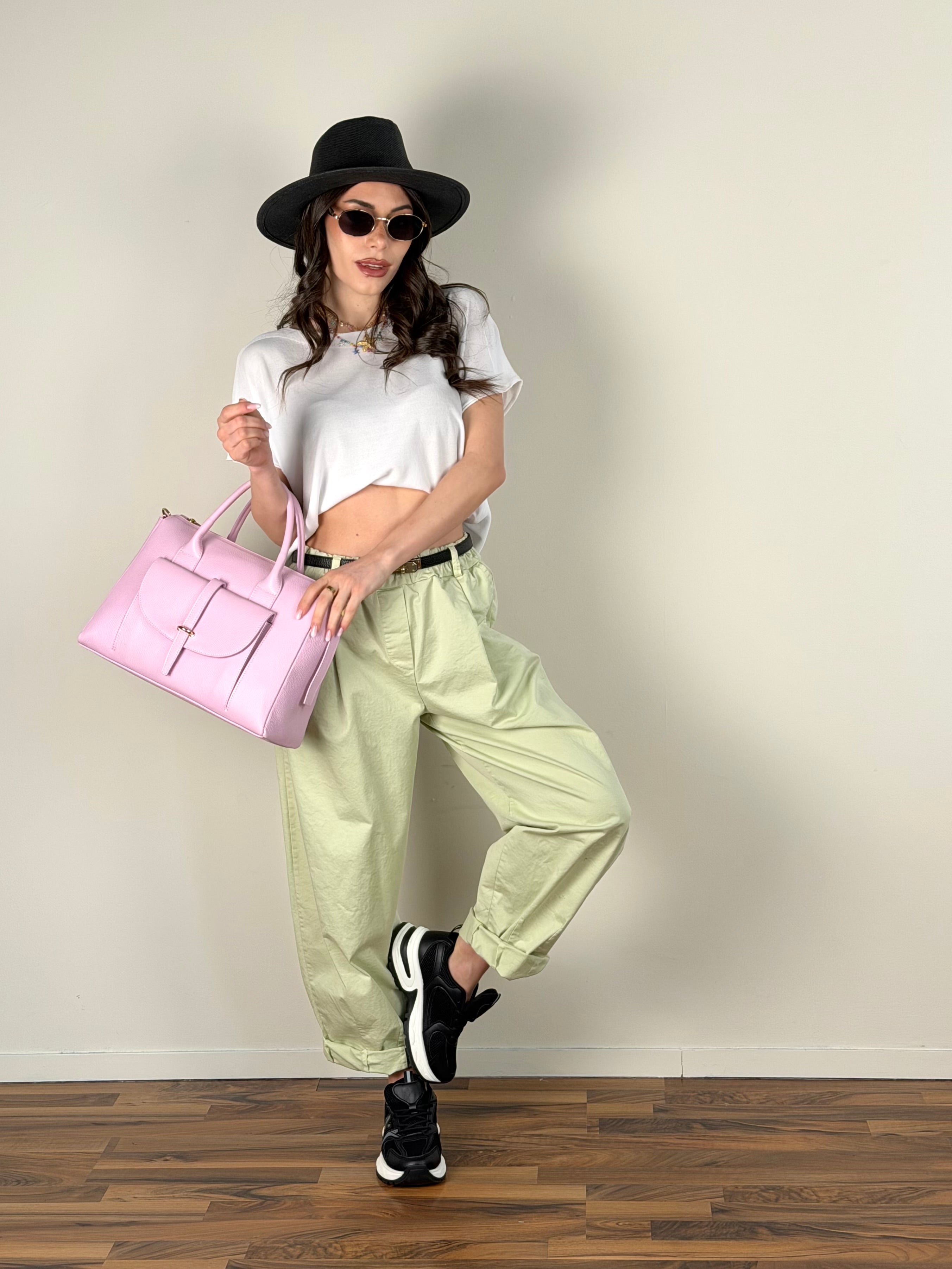 Pantalone Carmen verde
