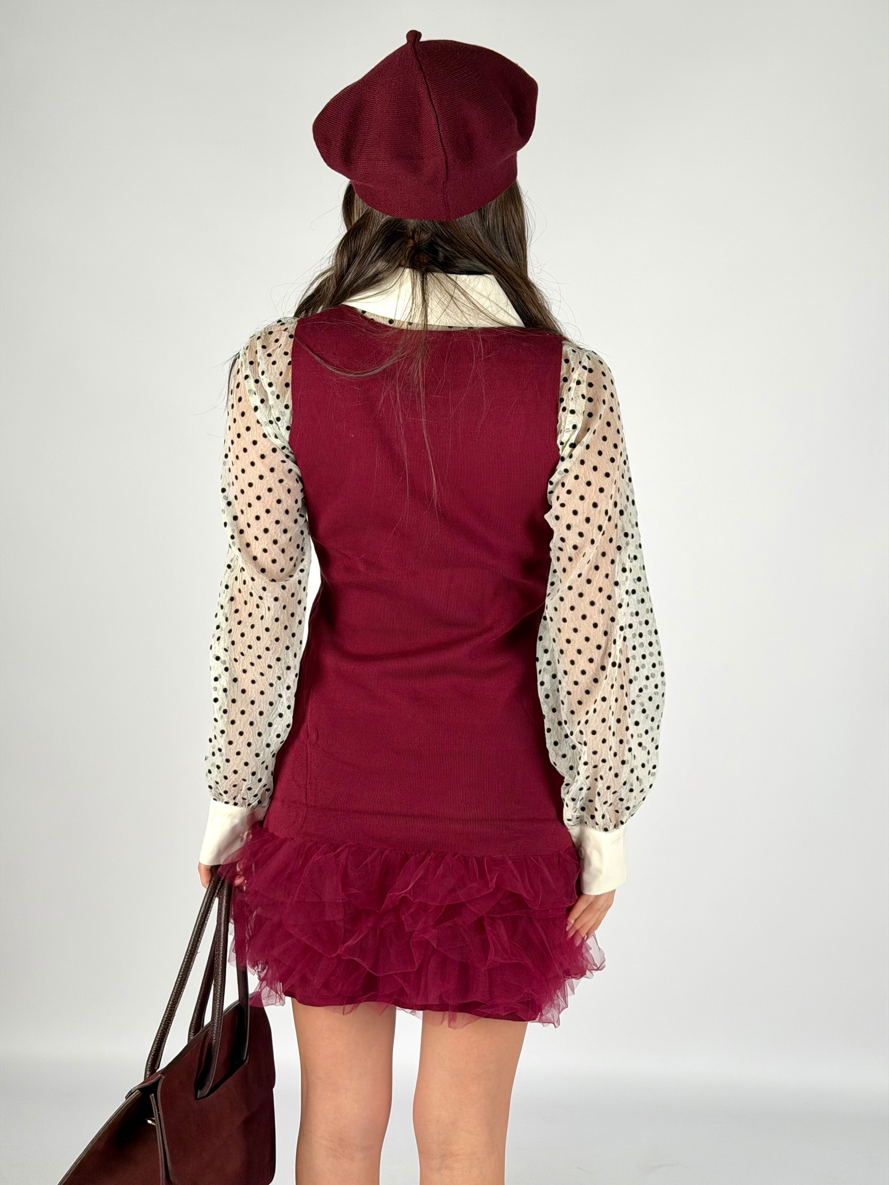 Abito Mercy bordeaux