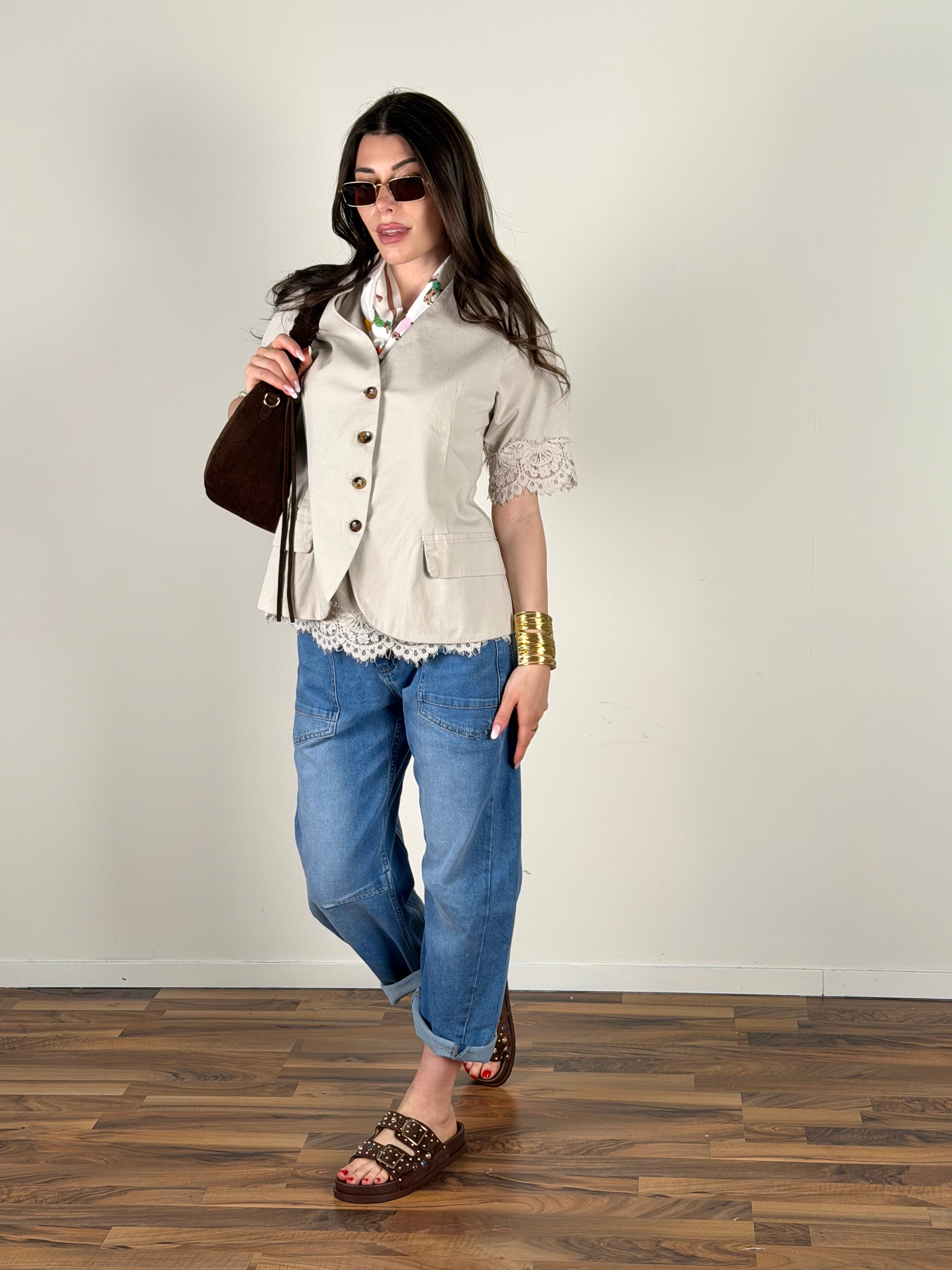 Gilet Lara beige