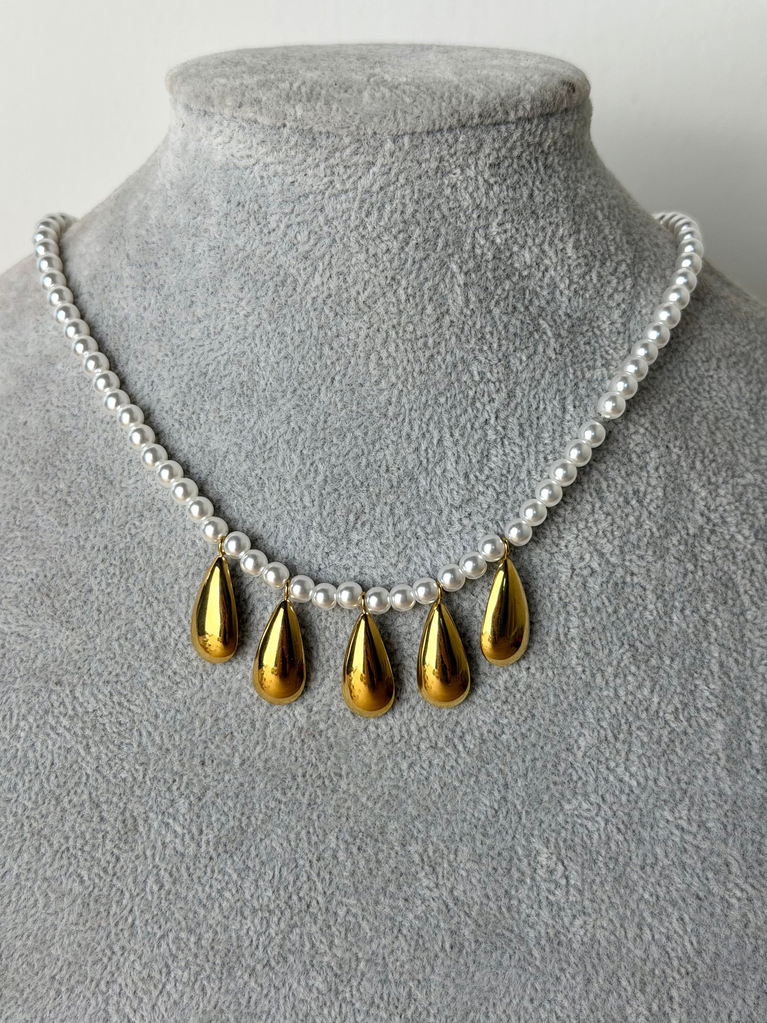Collana gocce - collezione perla