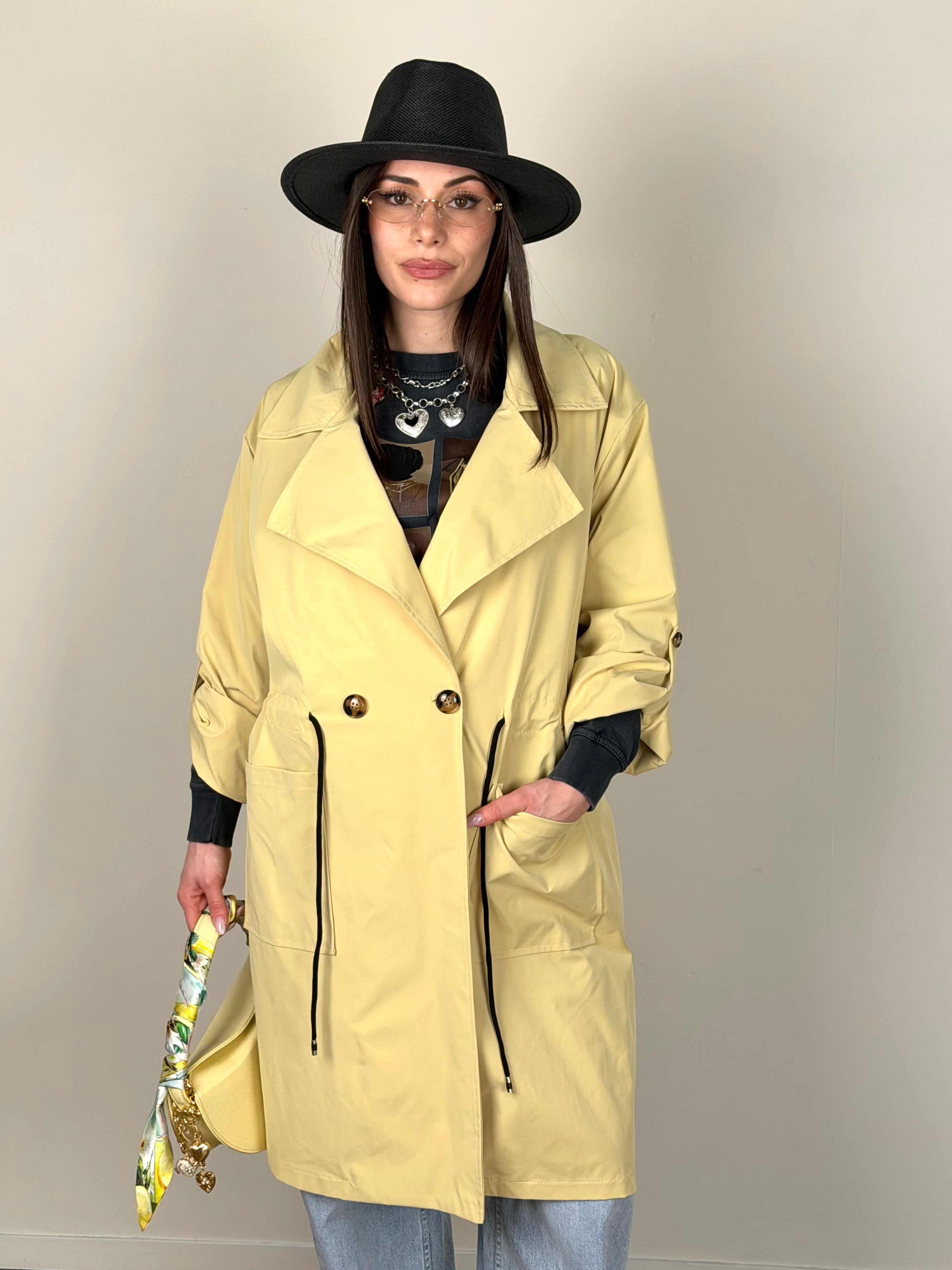 Trench Impero giallo