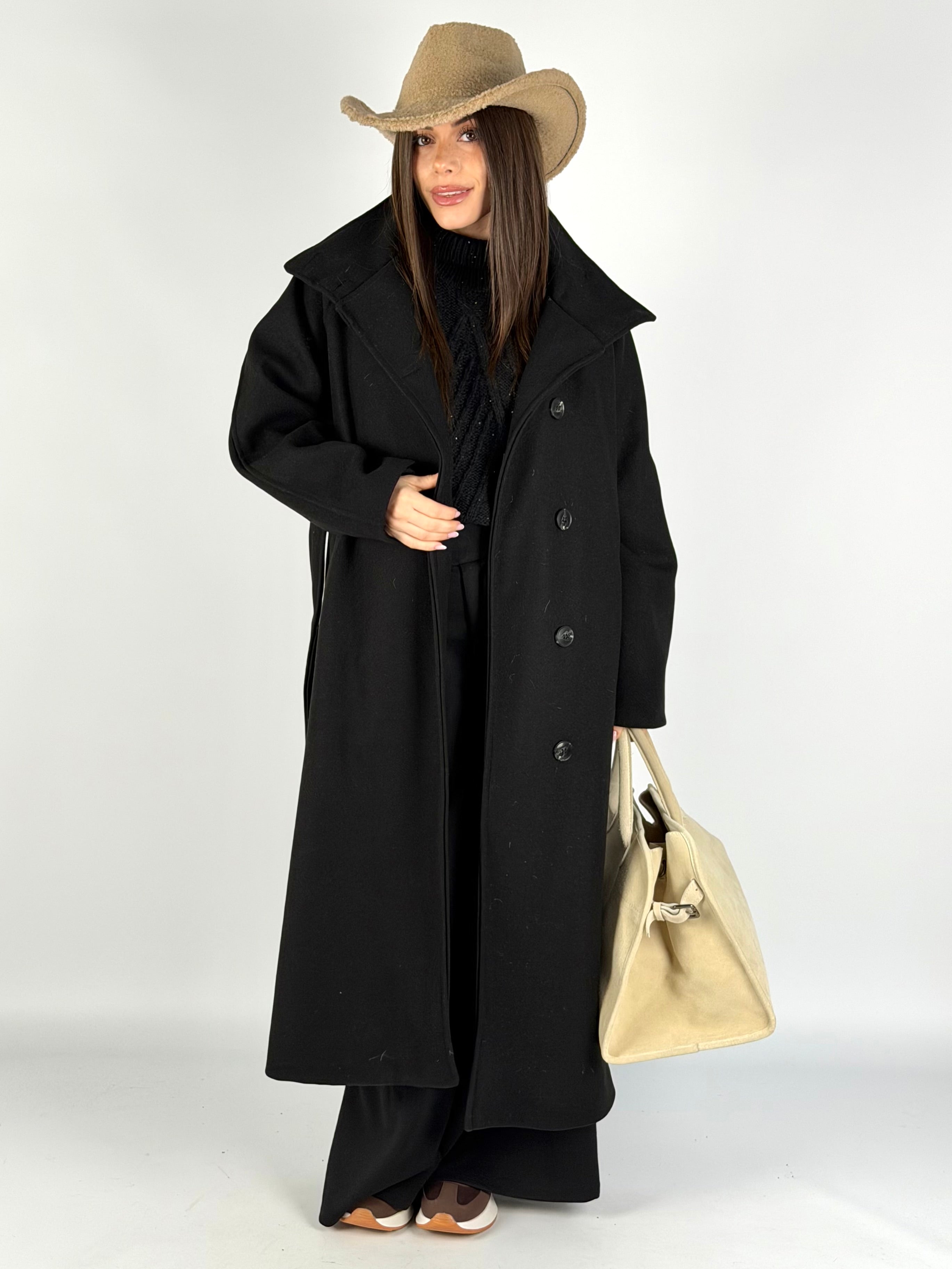 Cappotto Office nero