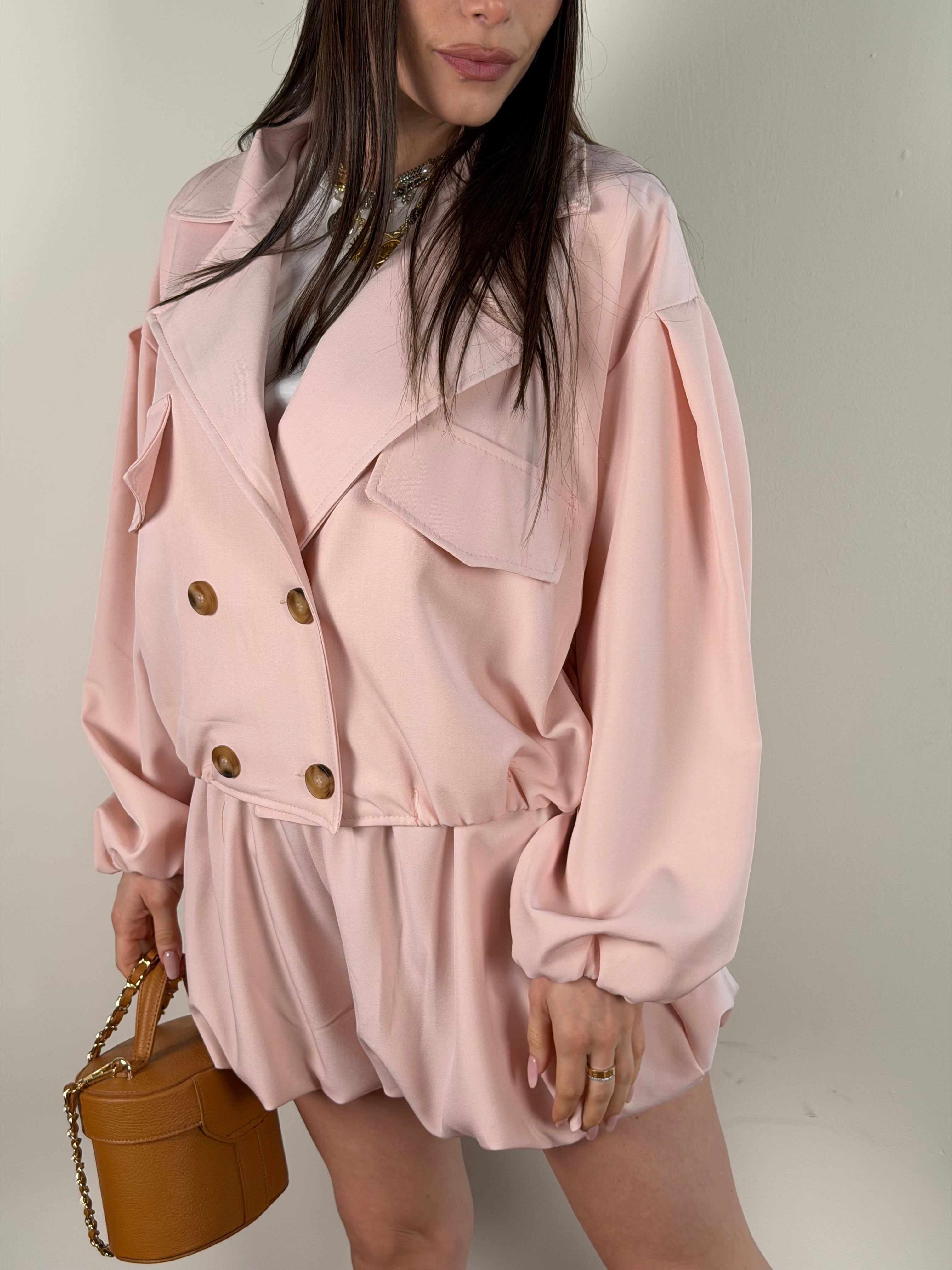 Completo Milano rosa