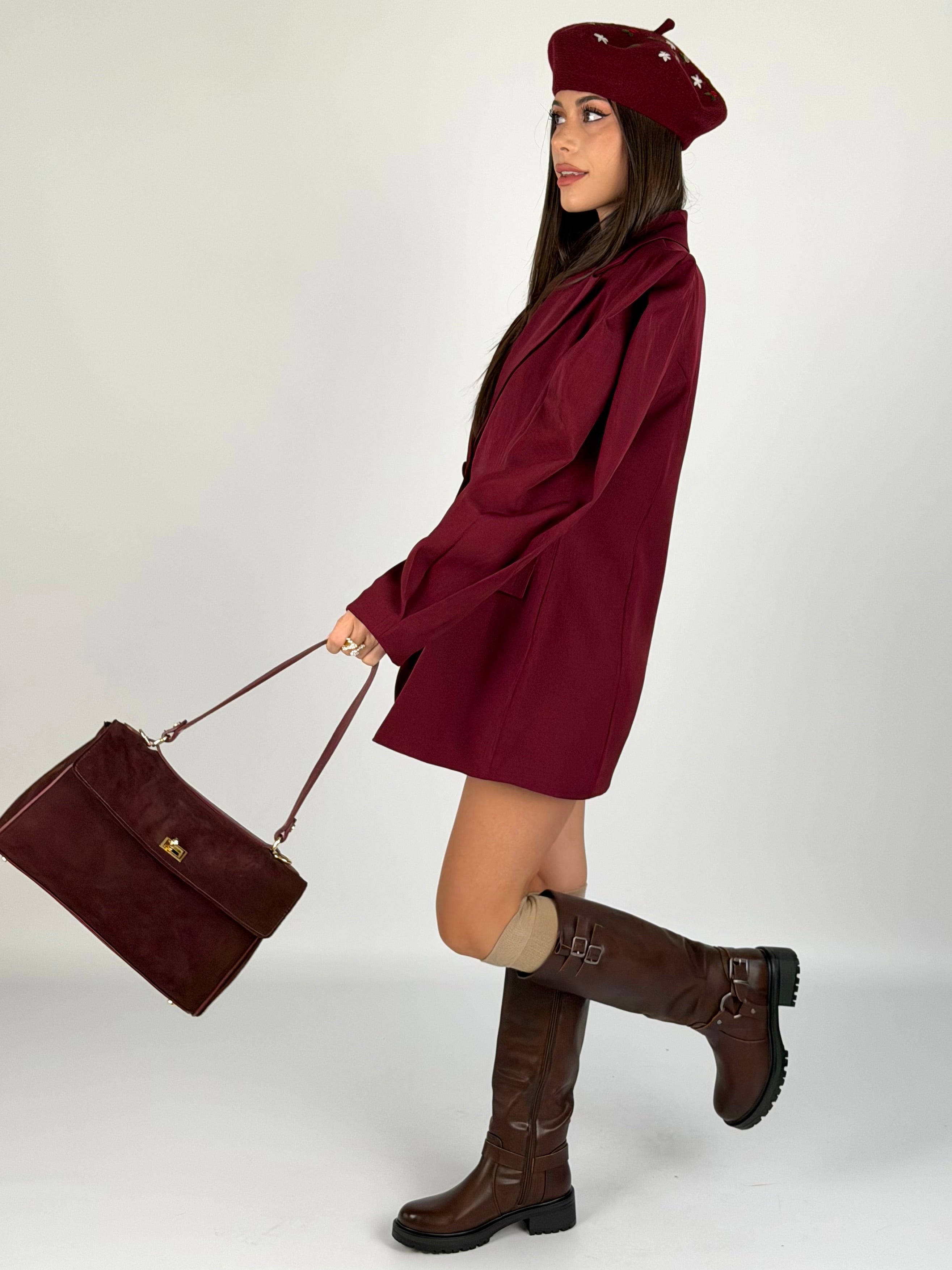 Giacca Linda bordeaux