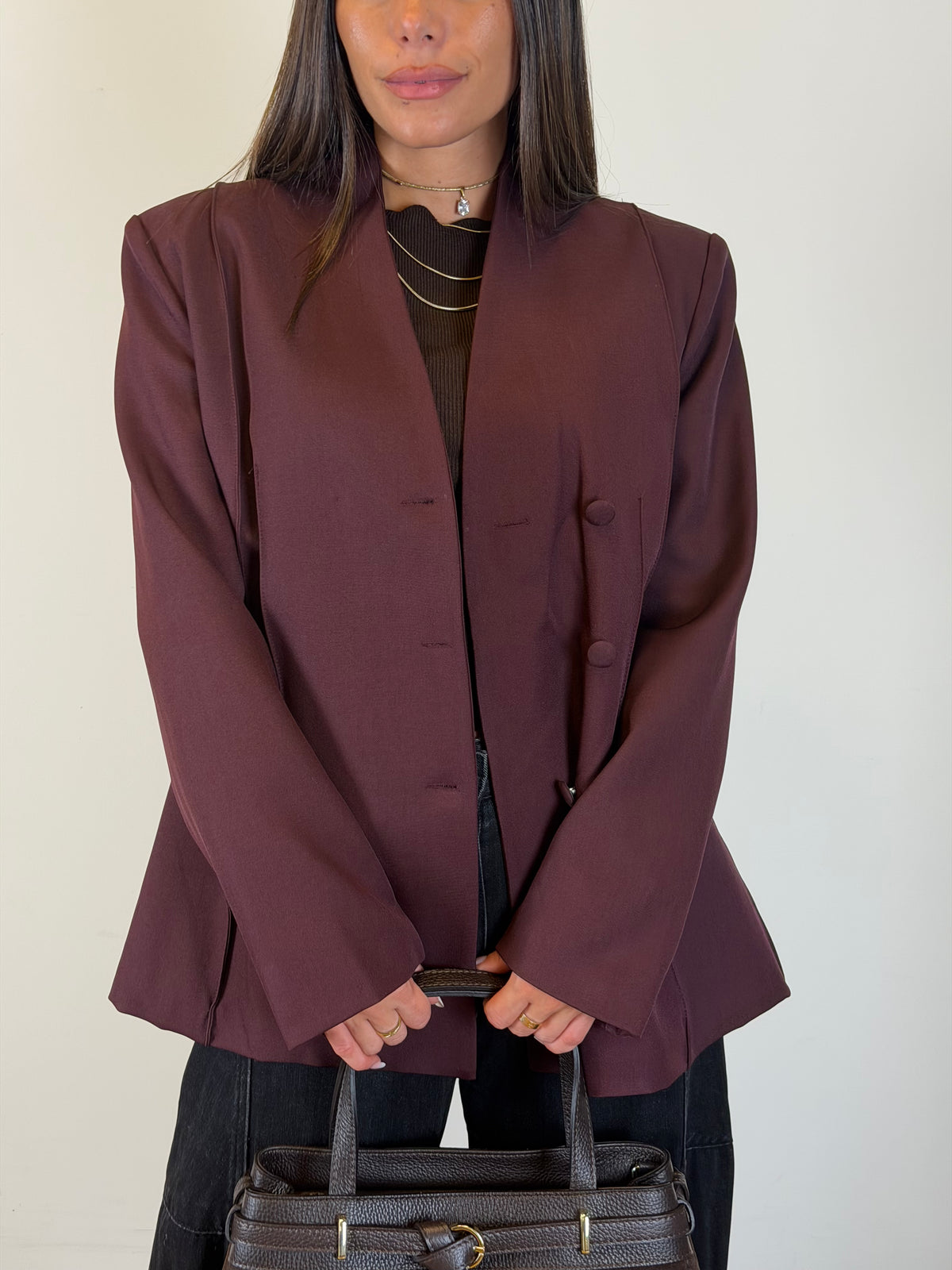 Giacca Dark bordeaux
