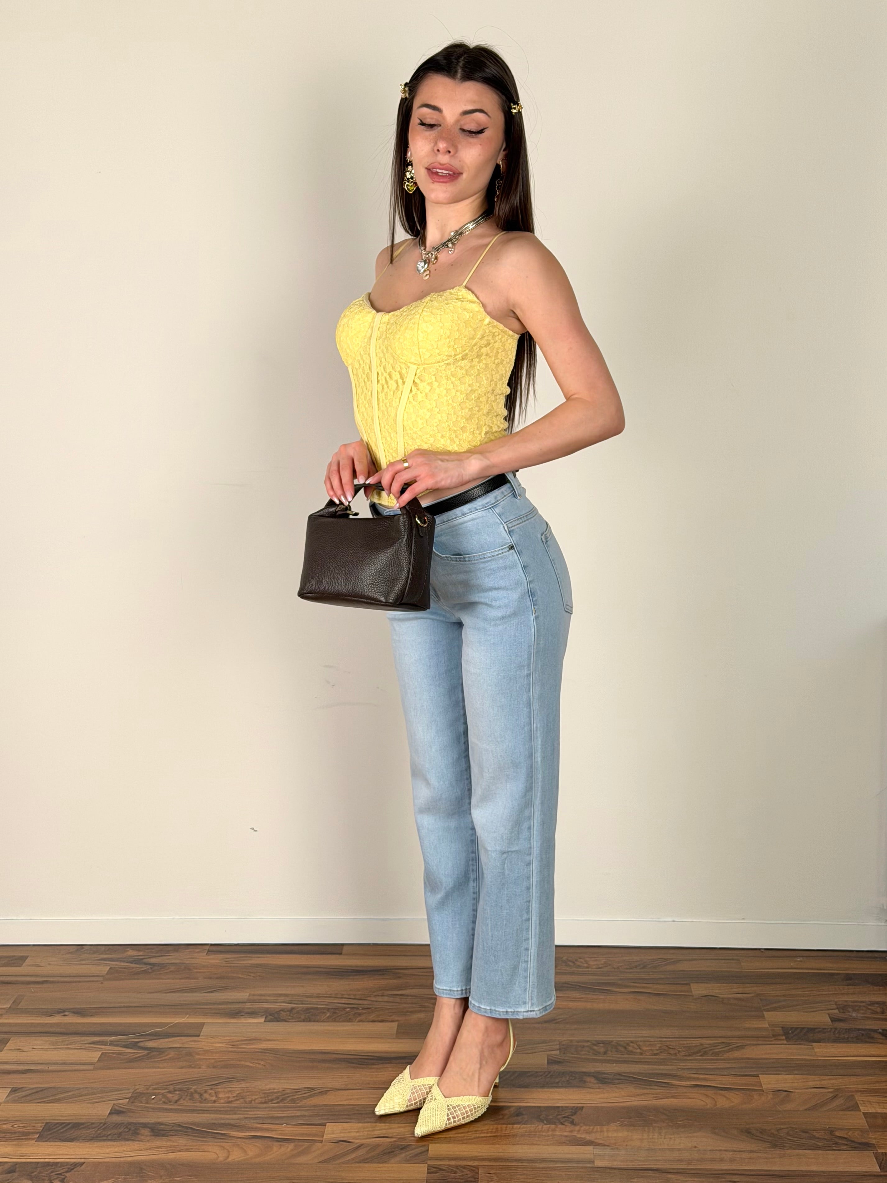 Corpetto birba giallo