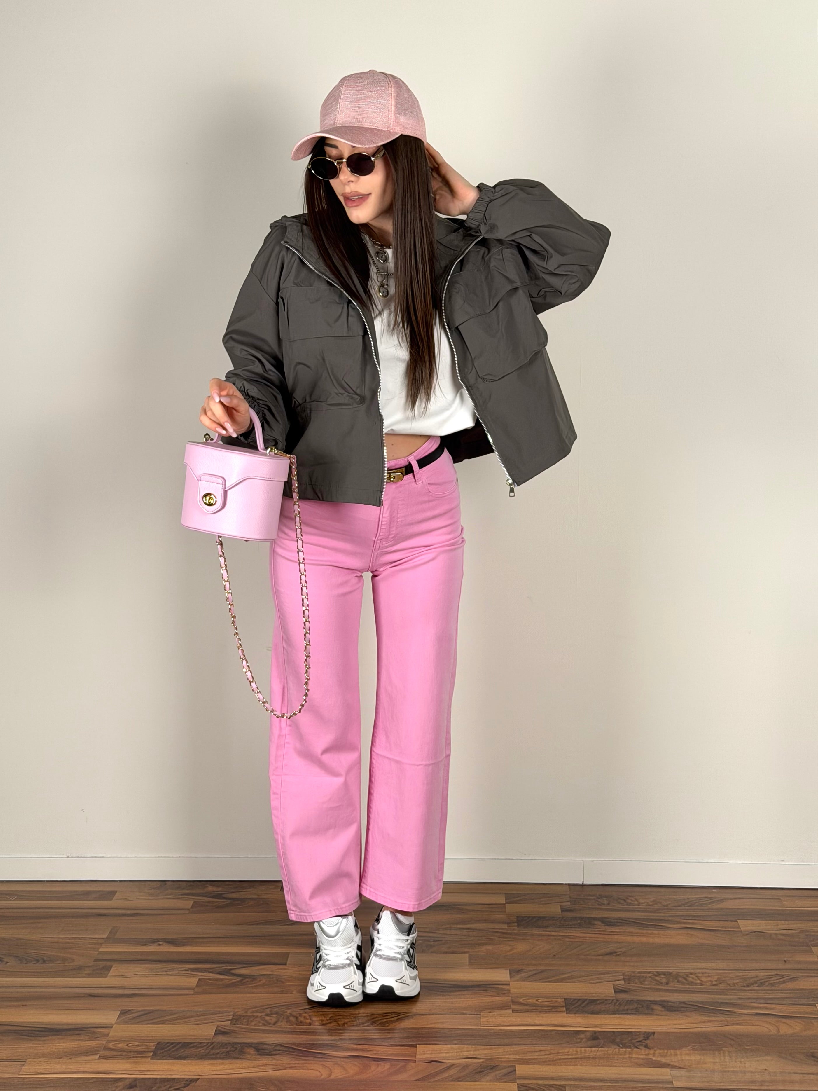 Bomber Stay chic grigio
