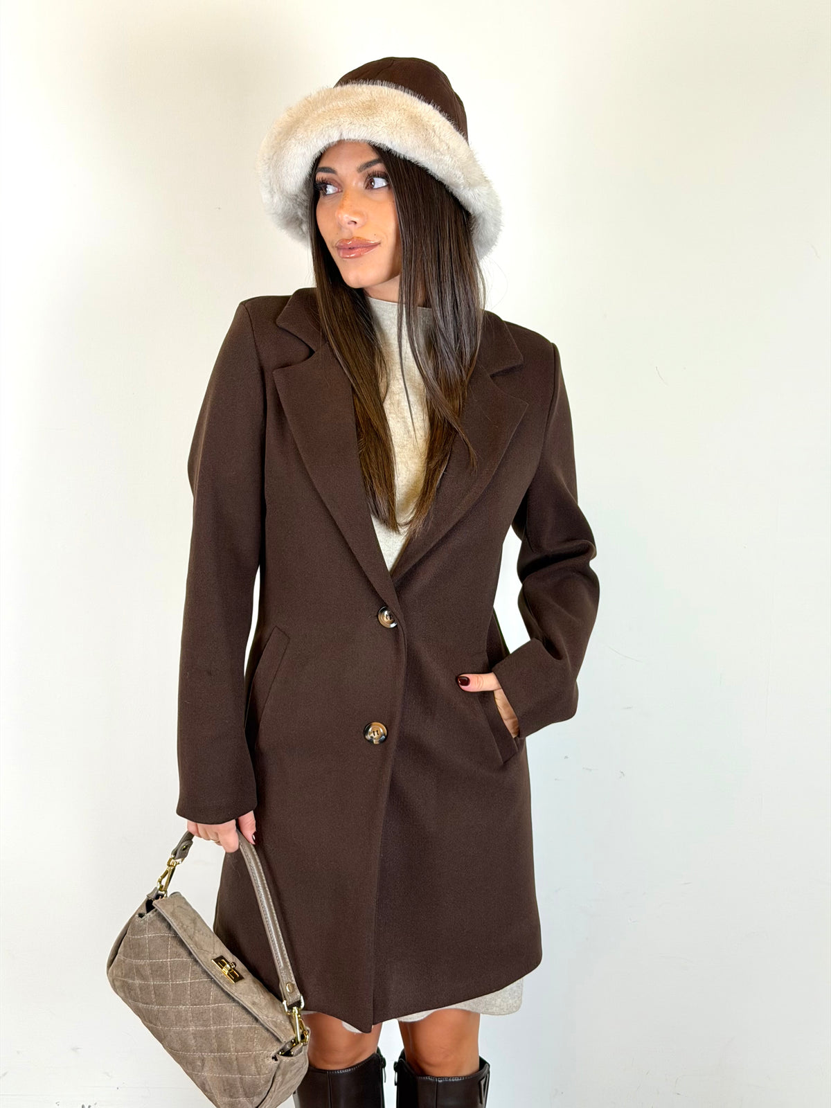 Cappotto Trendy moro